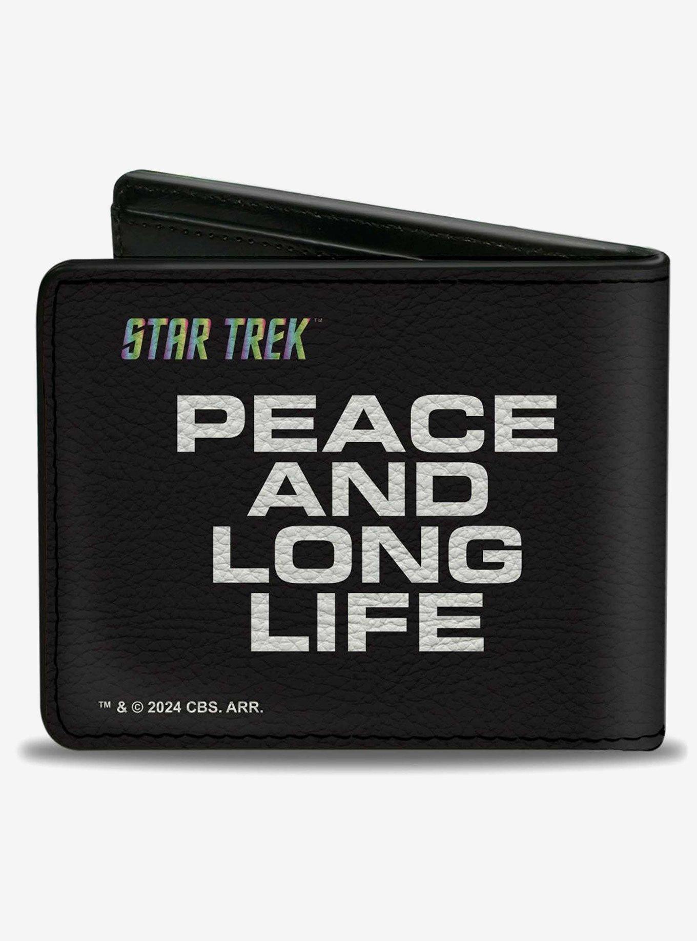 Star Trek Peace and Long Life Starfleet Ships Bifold Wallet, , hi-res