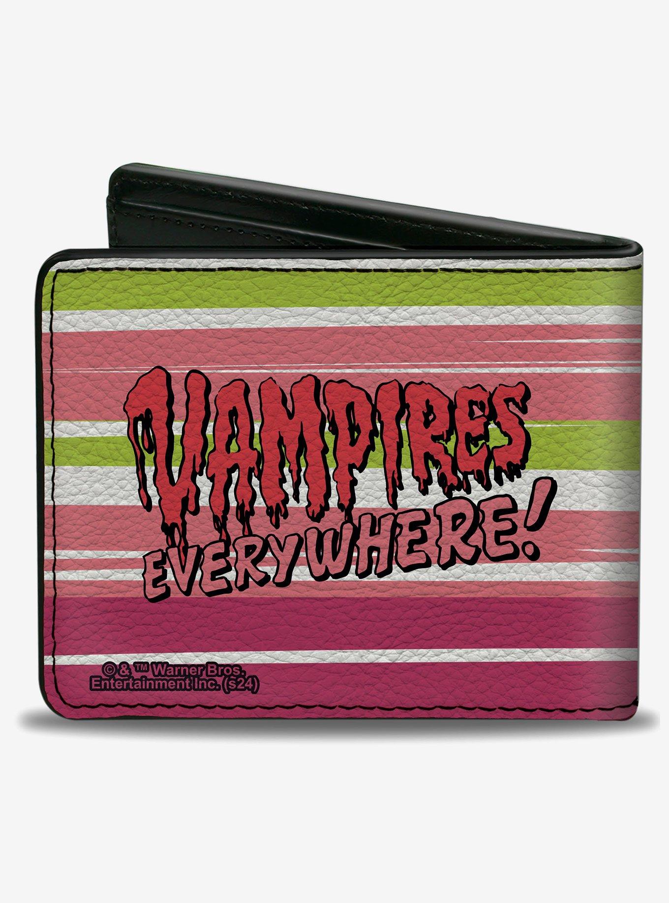 The Lost Boys Motorcycle Ride Silhouette Green Pink Bifold Wallet