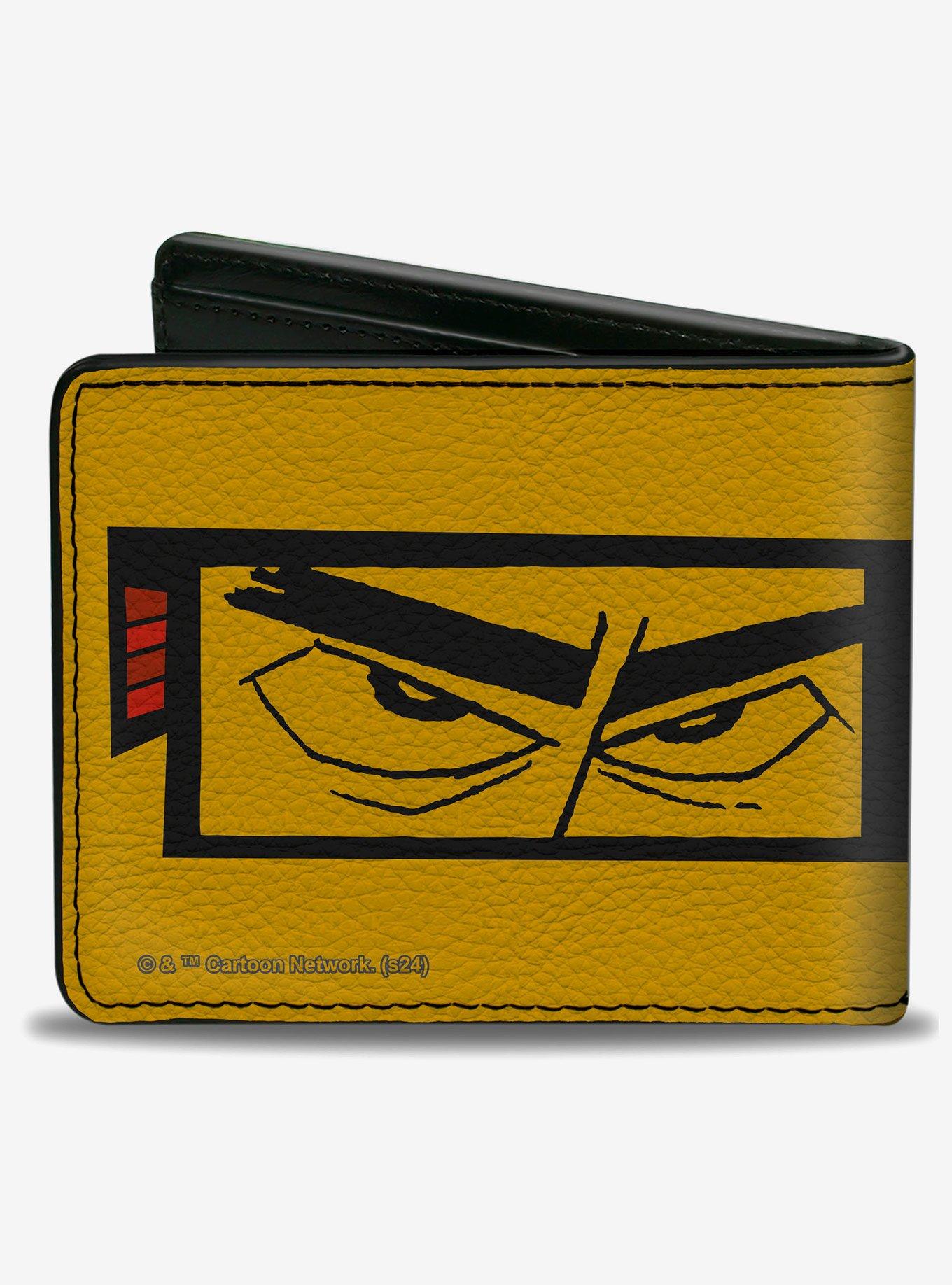 Samurai Jack Title Logo and Eyes Block Bifold Wallet, , hi-res