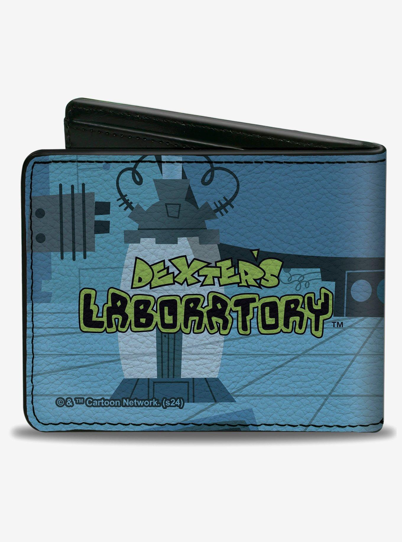 Dexter's Laboratory Angry Pose and Title Logo Bifold Wallet