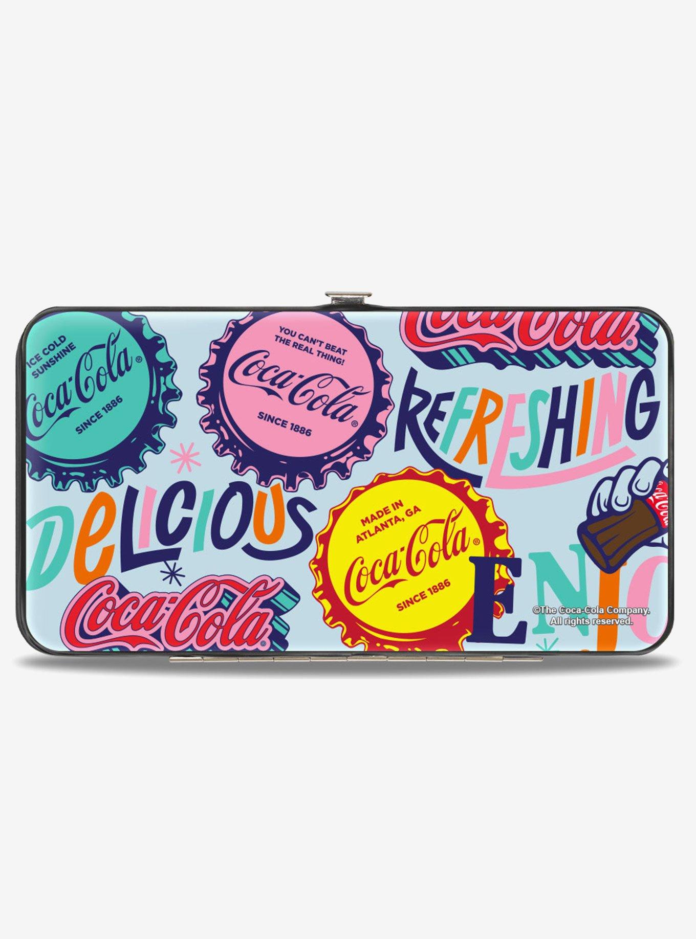 Coca-Cola Delicious Refreshing Bottle Caps Hinged Wallet, , hi-res