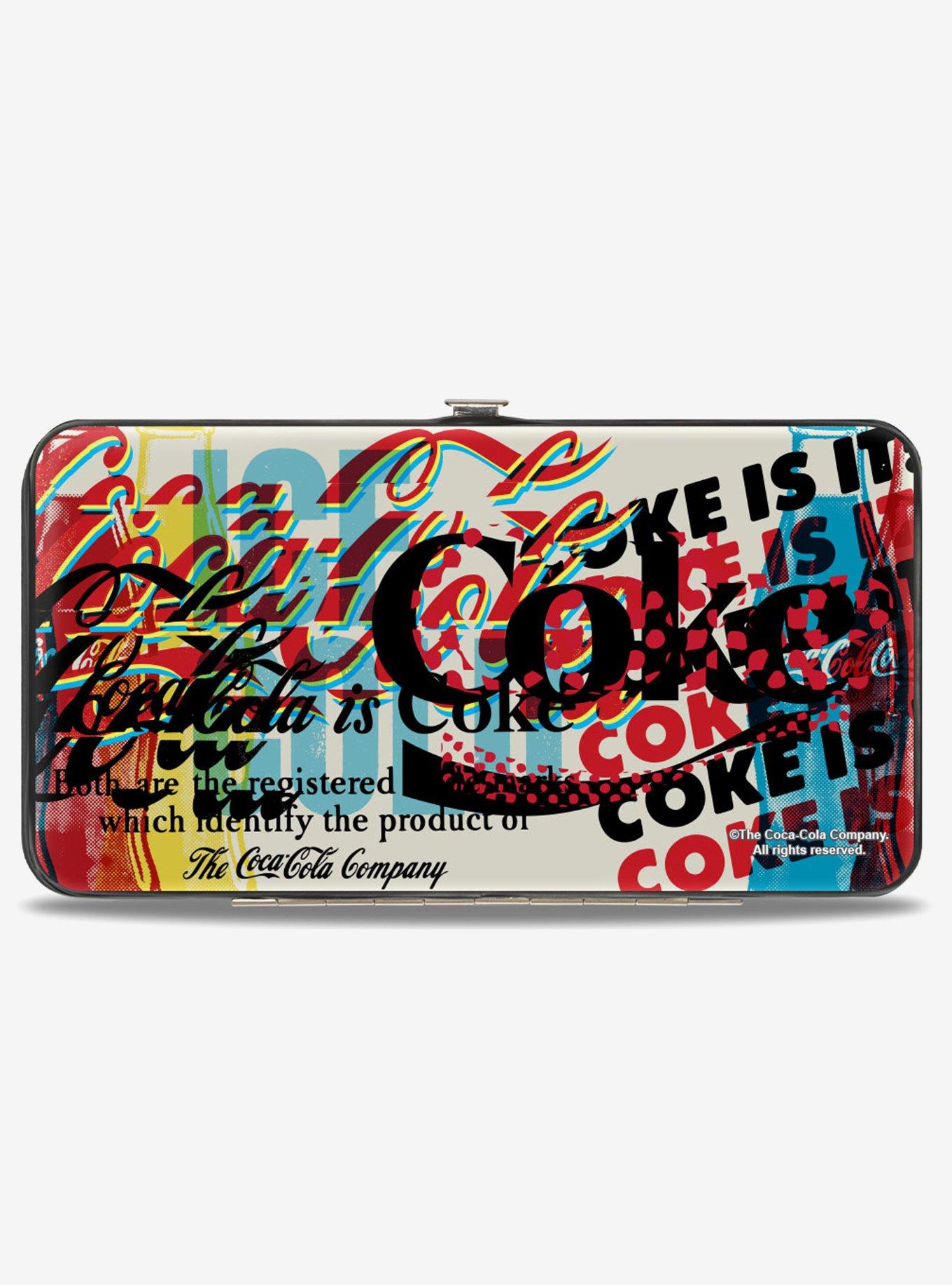 Coca-Cola Coke Is It Pop Art Collage Hinged Wallet, , hi-res