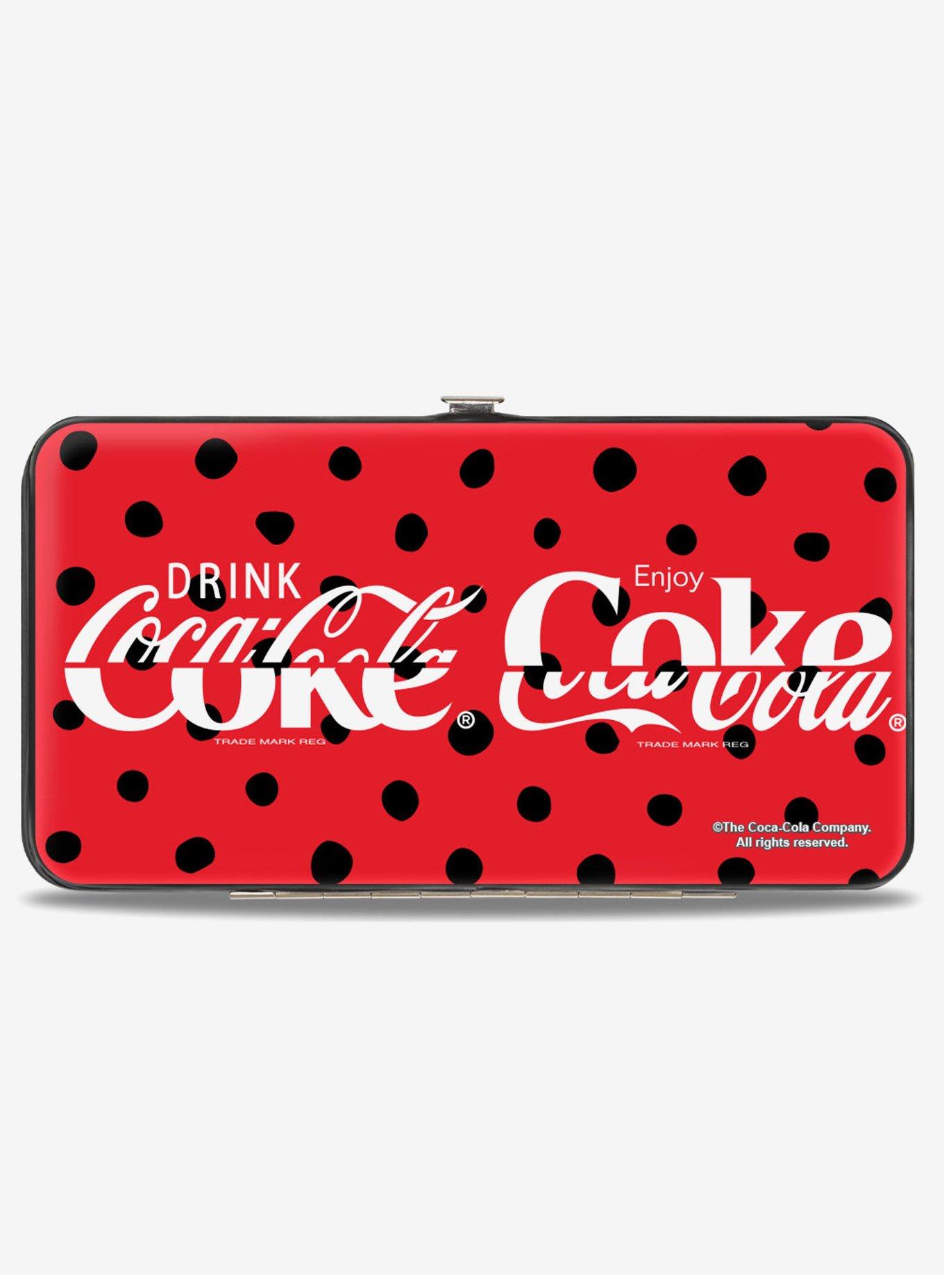 Coca-Cola Drink Coca Cola Coke Polka Dot Hinged Wallet, , hi-res