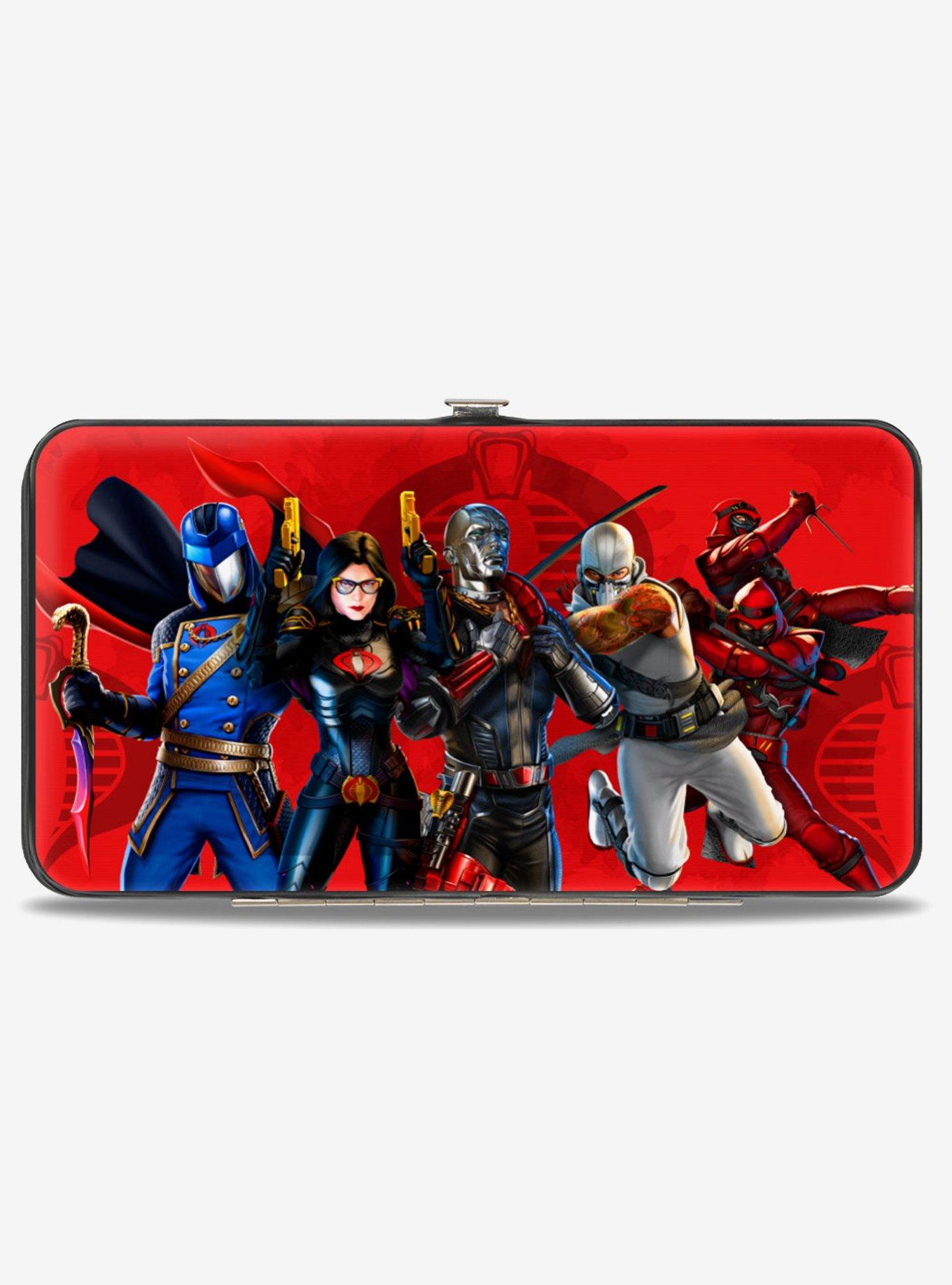 GI Joe Cobra Agents Group Pose and Logos Hinged Wallet, , hi-res