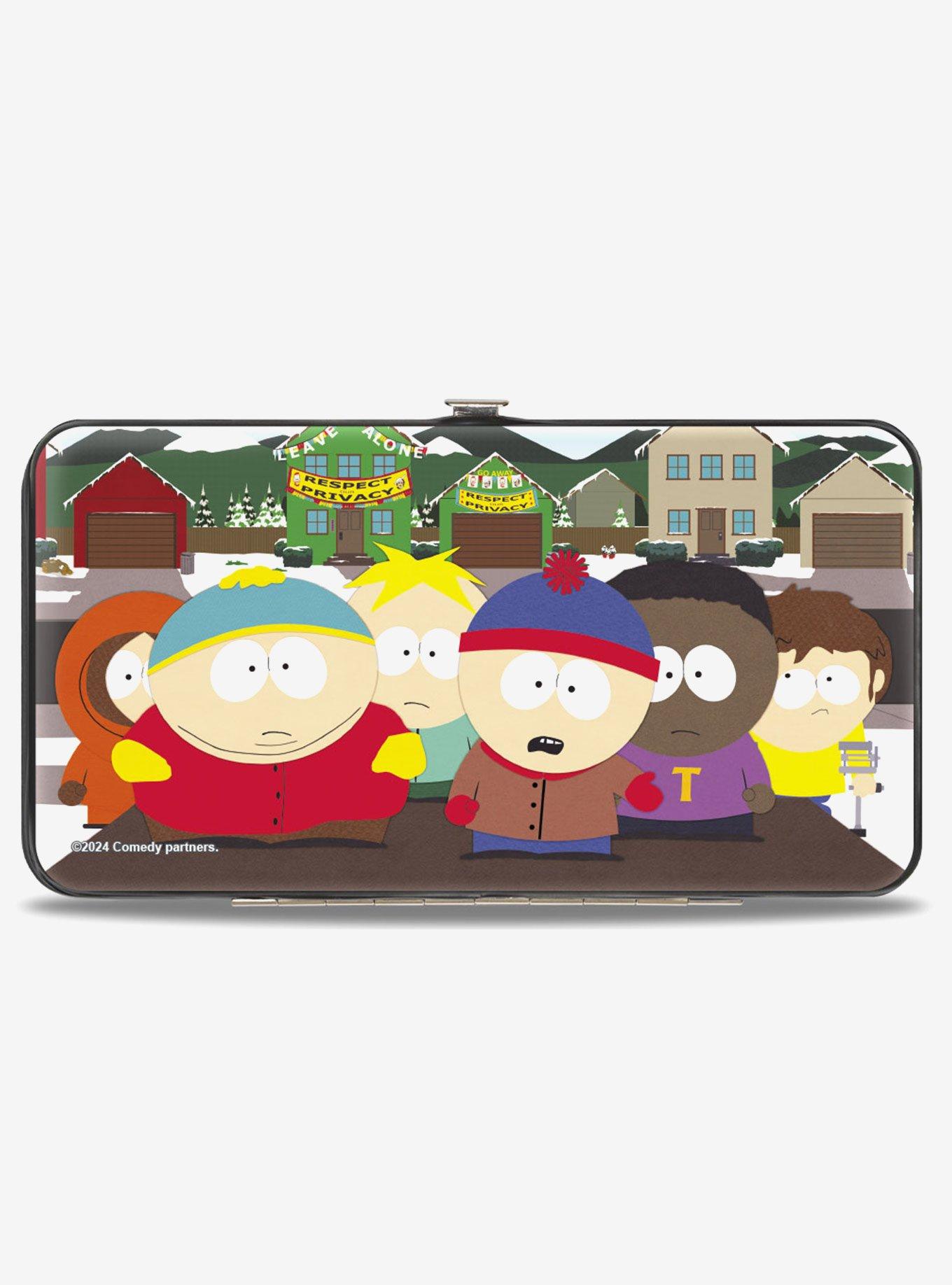 South Park Privacy Tour Boys Group Scene Hinged Wallet, , hi-res