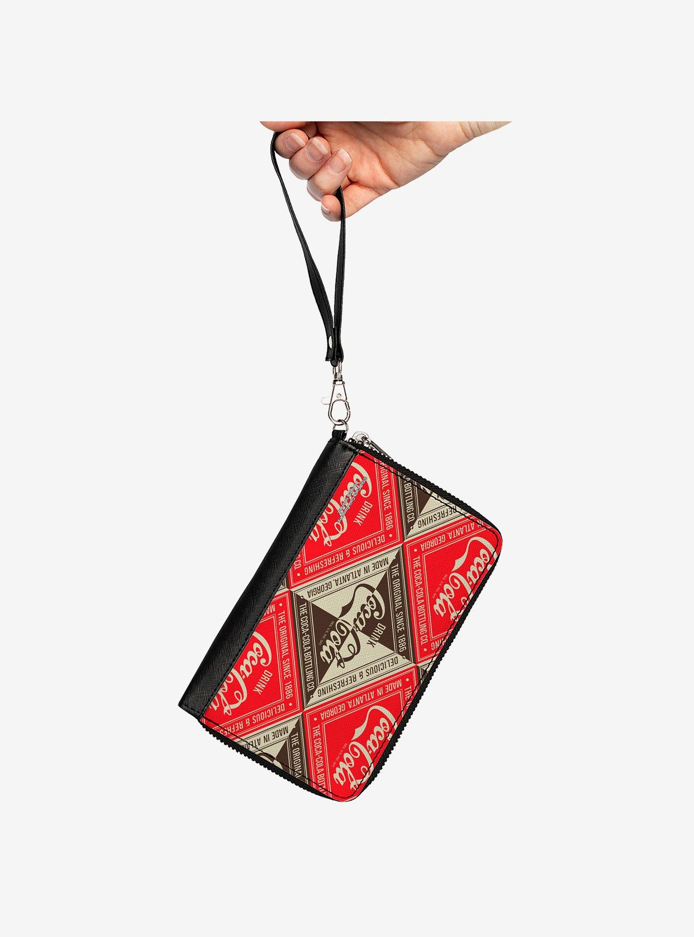 Coca-Cola Drink Coca-Cola Delicious & Refreshing Zip Around Wallet, , hi-res