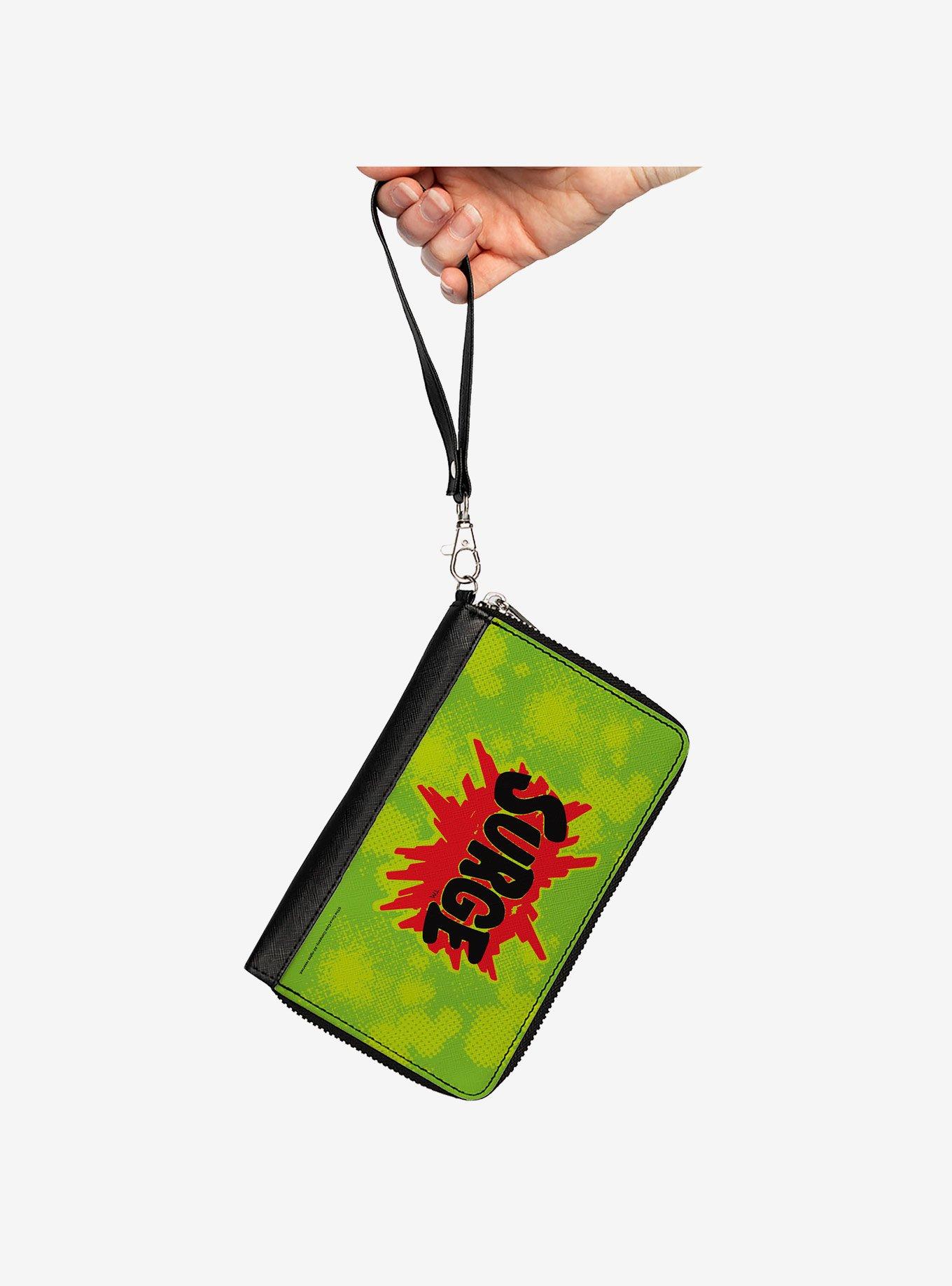 Coca-Cola Surge Logo Zip Around Wallet, , hi-res