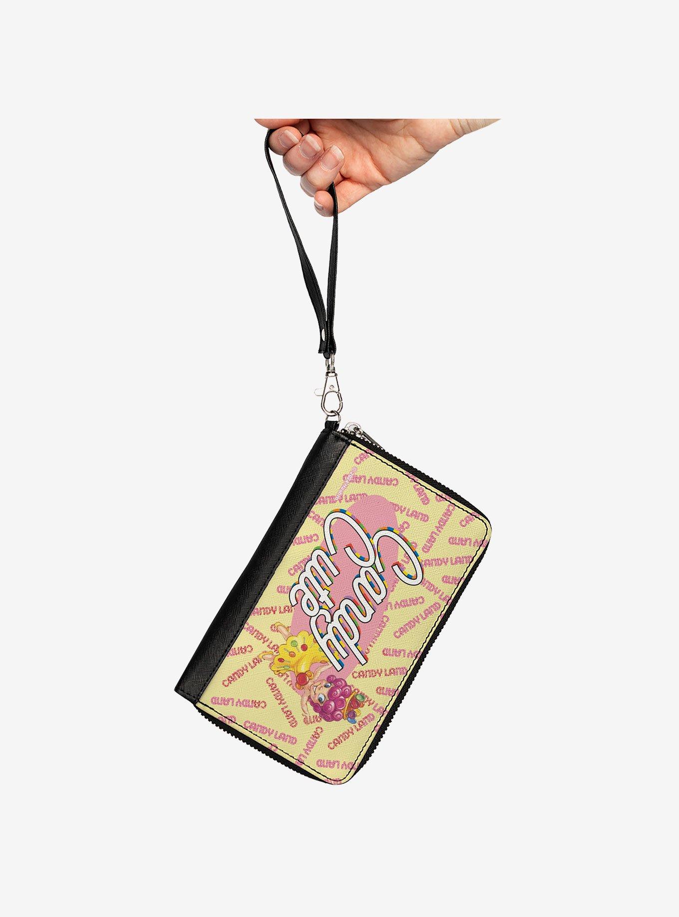 Candy Land Candy Cute Princess Lolly and Logo Zip Around Wallet, , hi-res