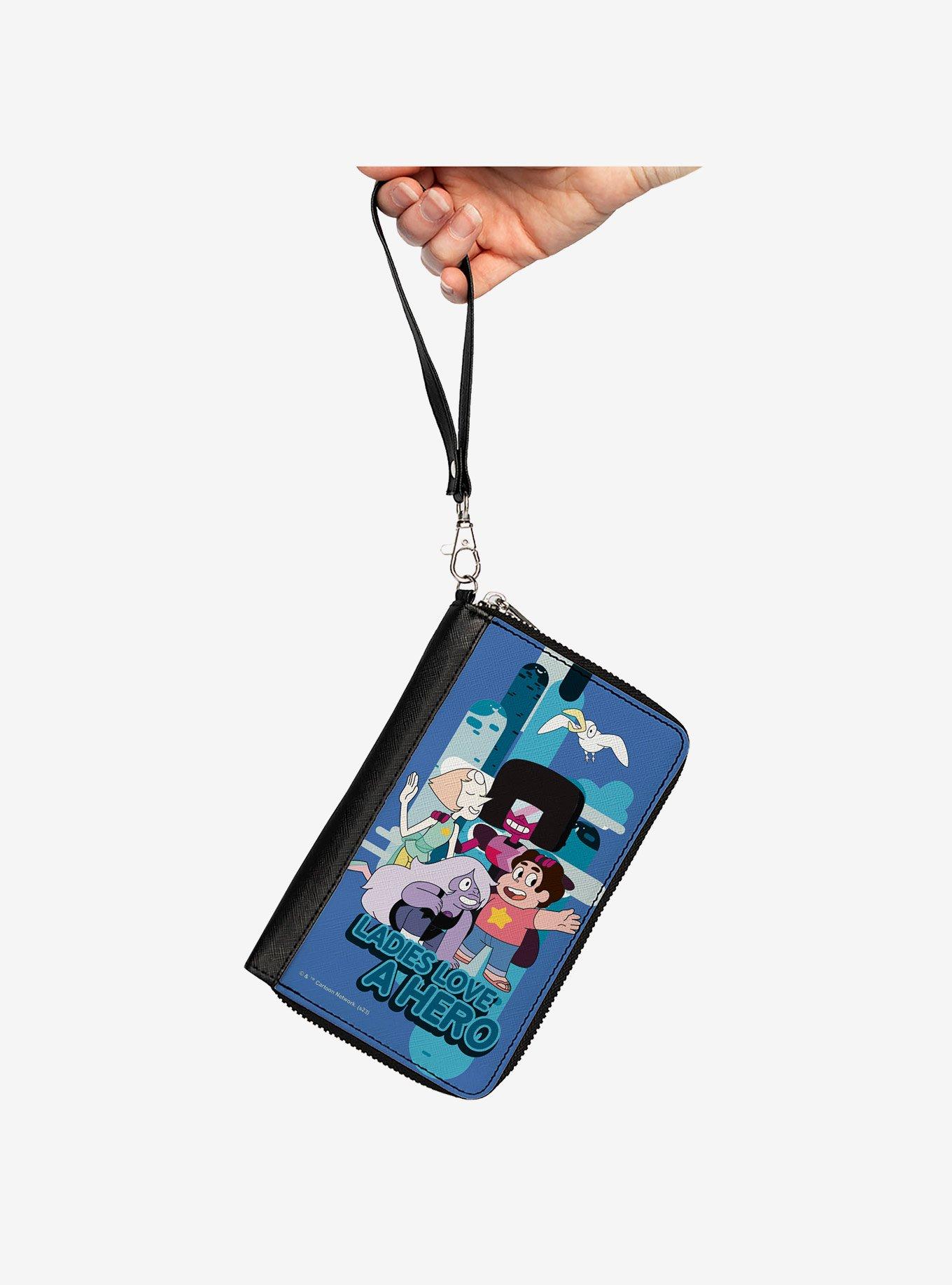 Steven Universe Ladies Love a Hero Group Pose Zip Around Wallet