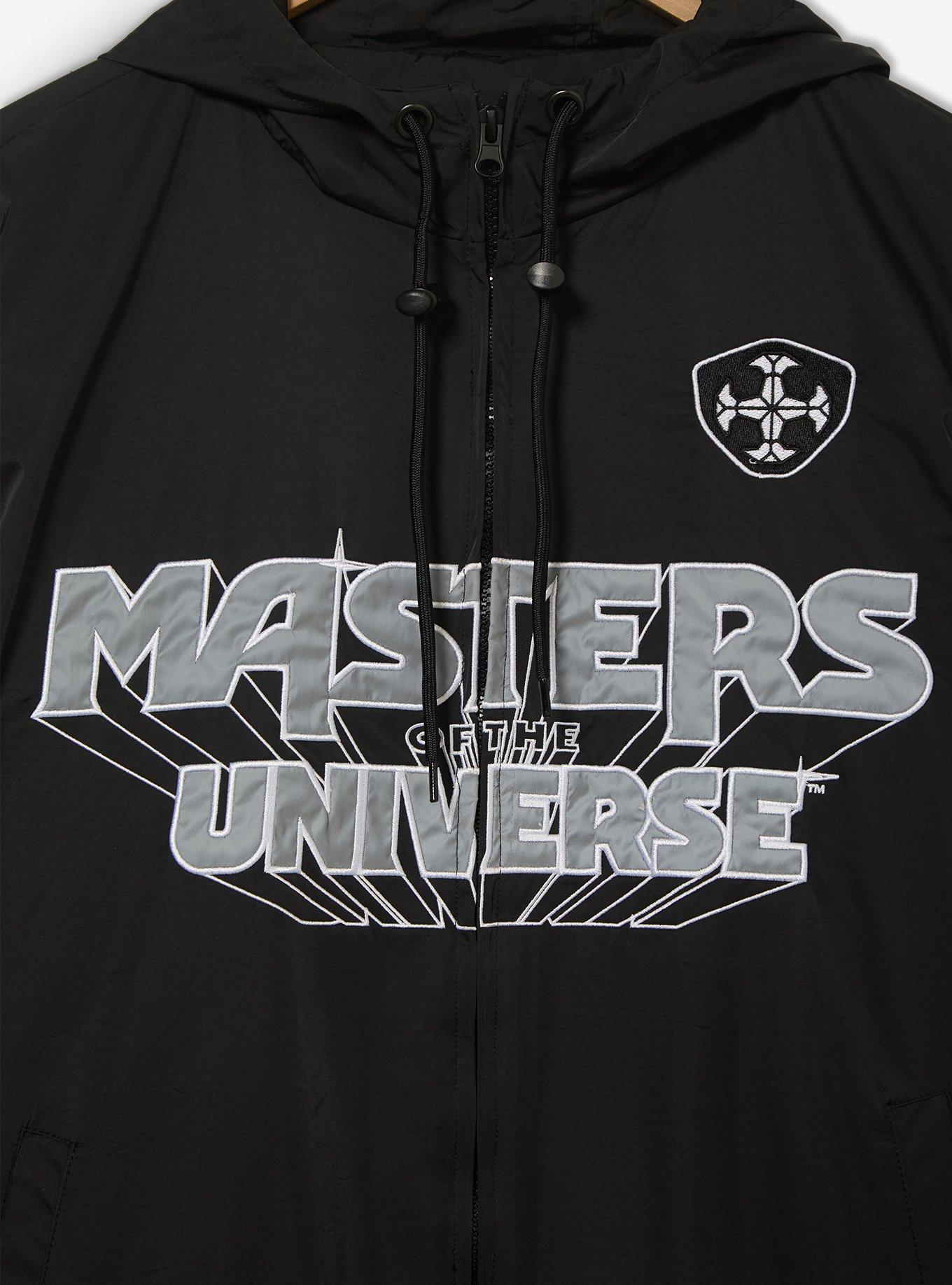 Masters of the Universe Logo Windbreaker - BoxLunch Exclusive, BLACK, alternate - view 3