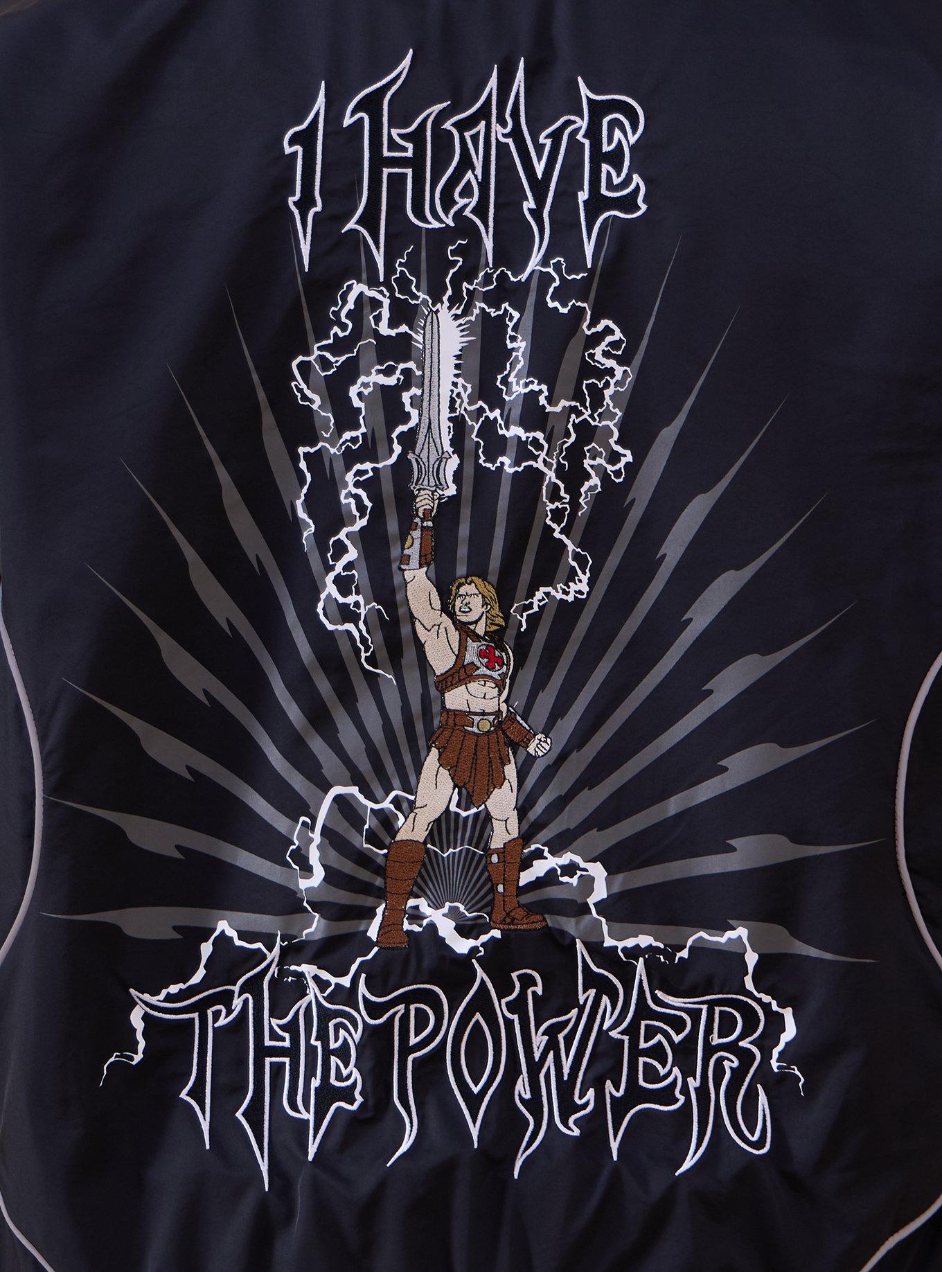 Masters of the Universe Logo Windbreaker - BoxLunch Exclusive, BLACK, alternate - view 5