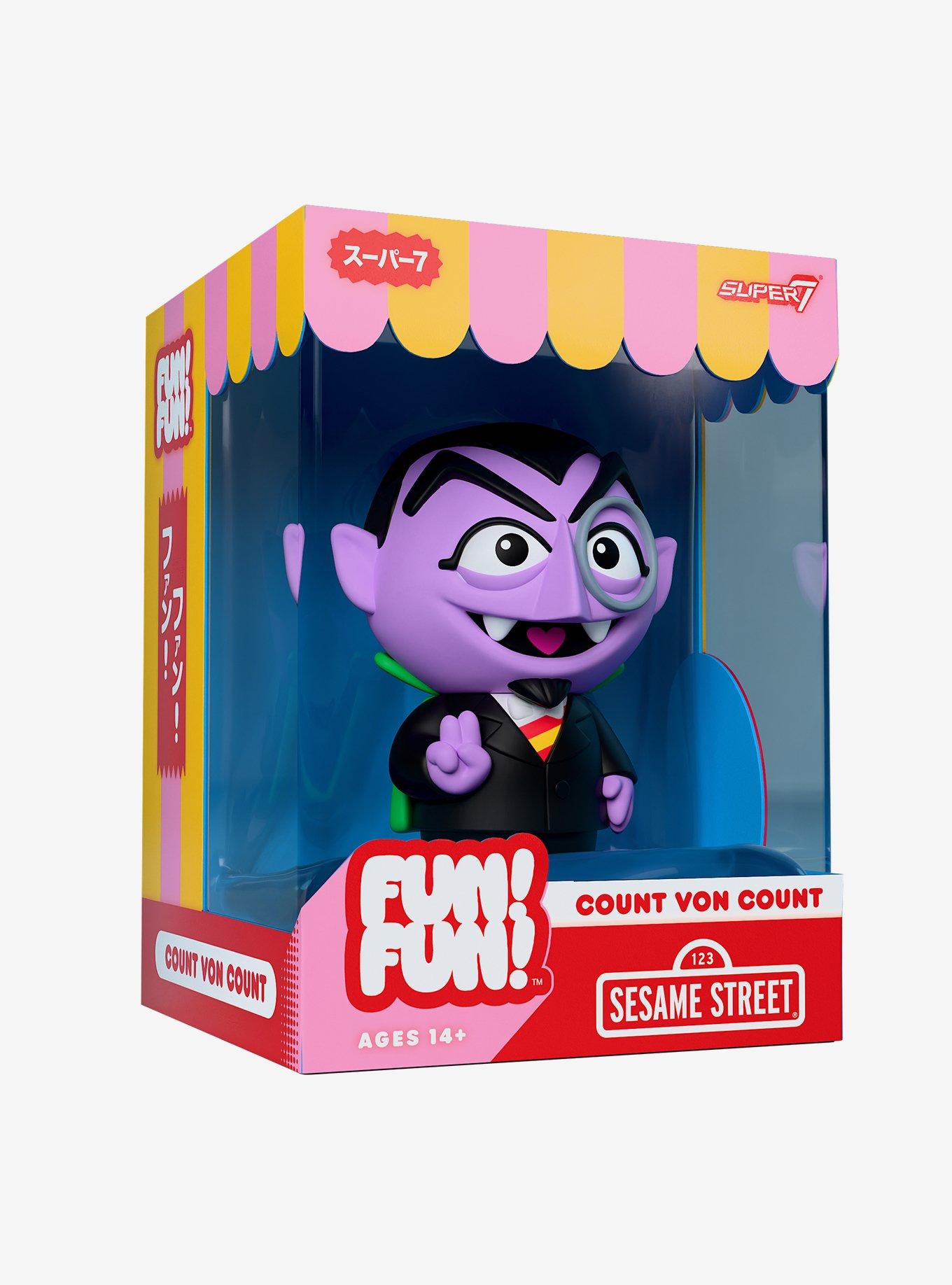 Super7 Sesame Street Fun! Fun! Count Von Count Vinyl Figure, , alternate
