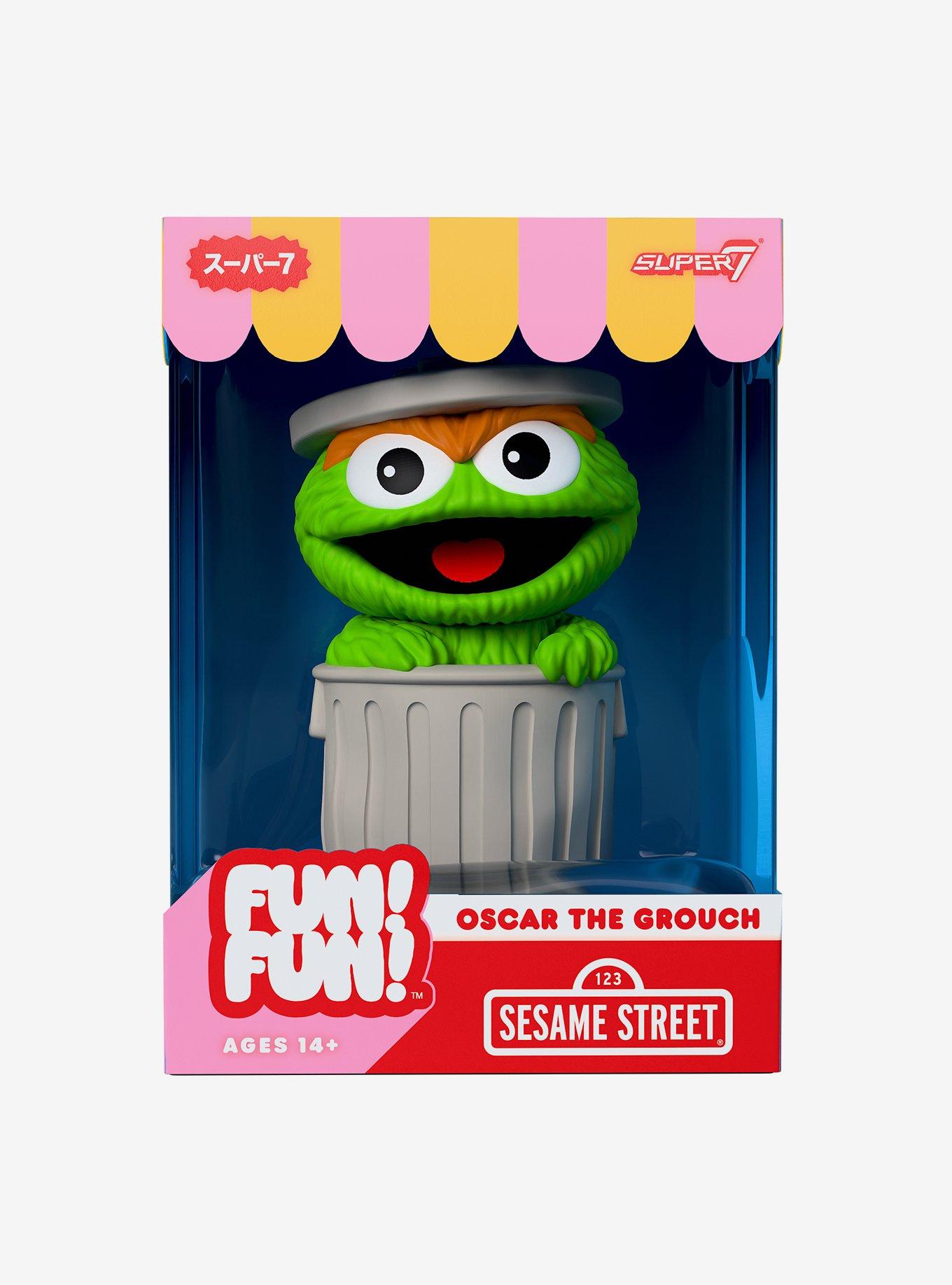 Super7 Sesame Street Fun! Fun! Oscar the Grouch Vinyl Figure, , alternate