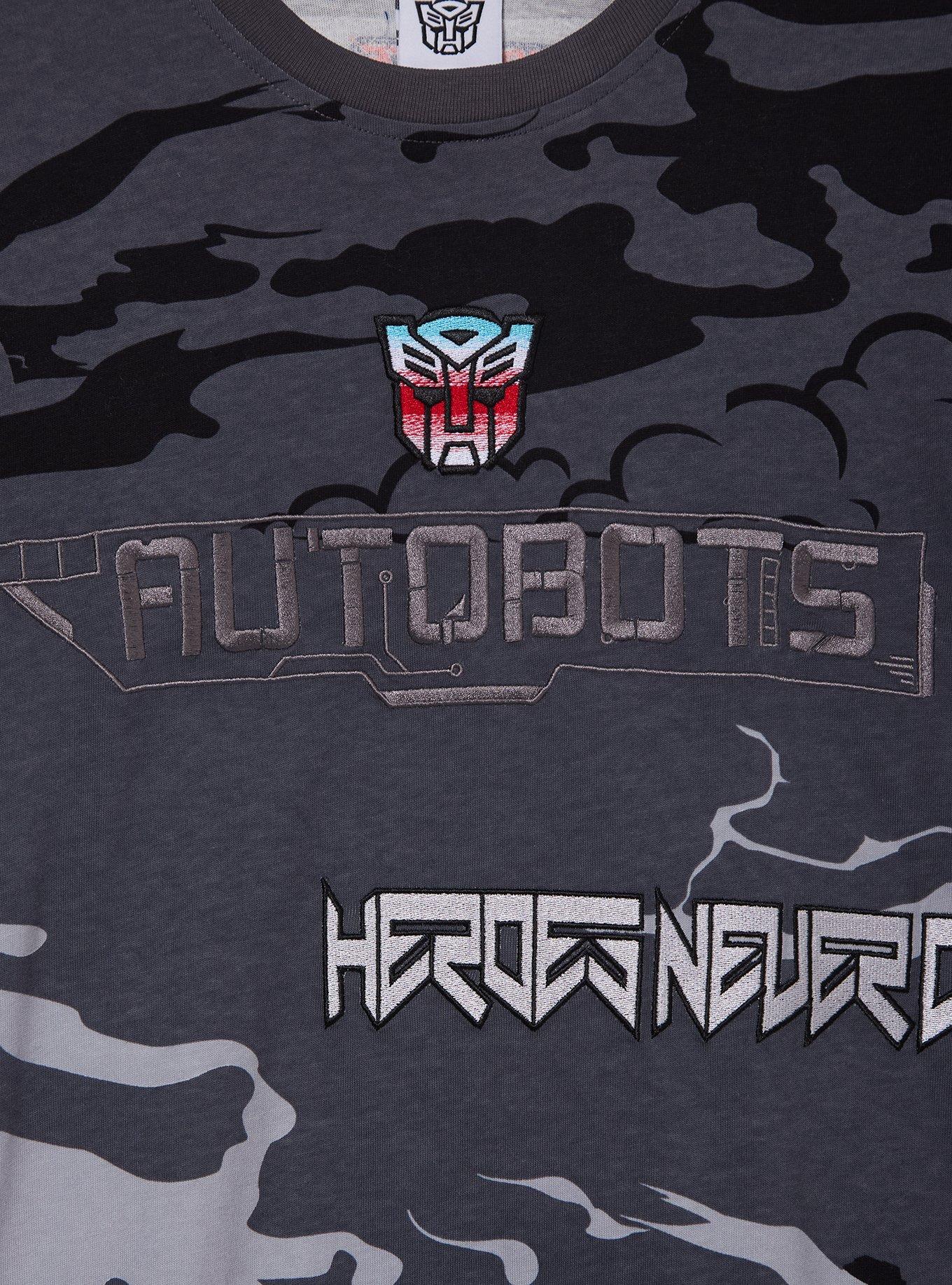 Transformers Autobots Layered Long Sleeve T-Shirt - BoxLunch Exclusive, BLACK, alternate