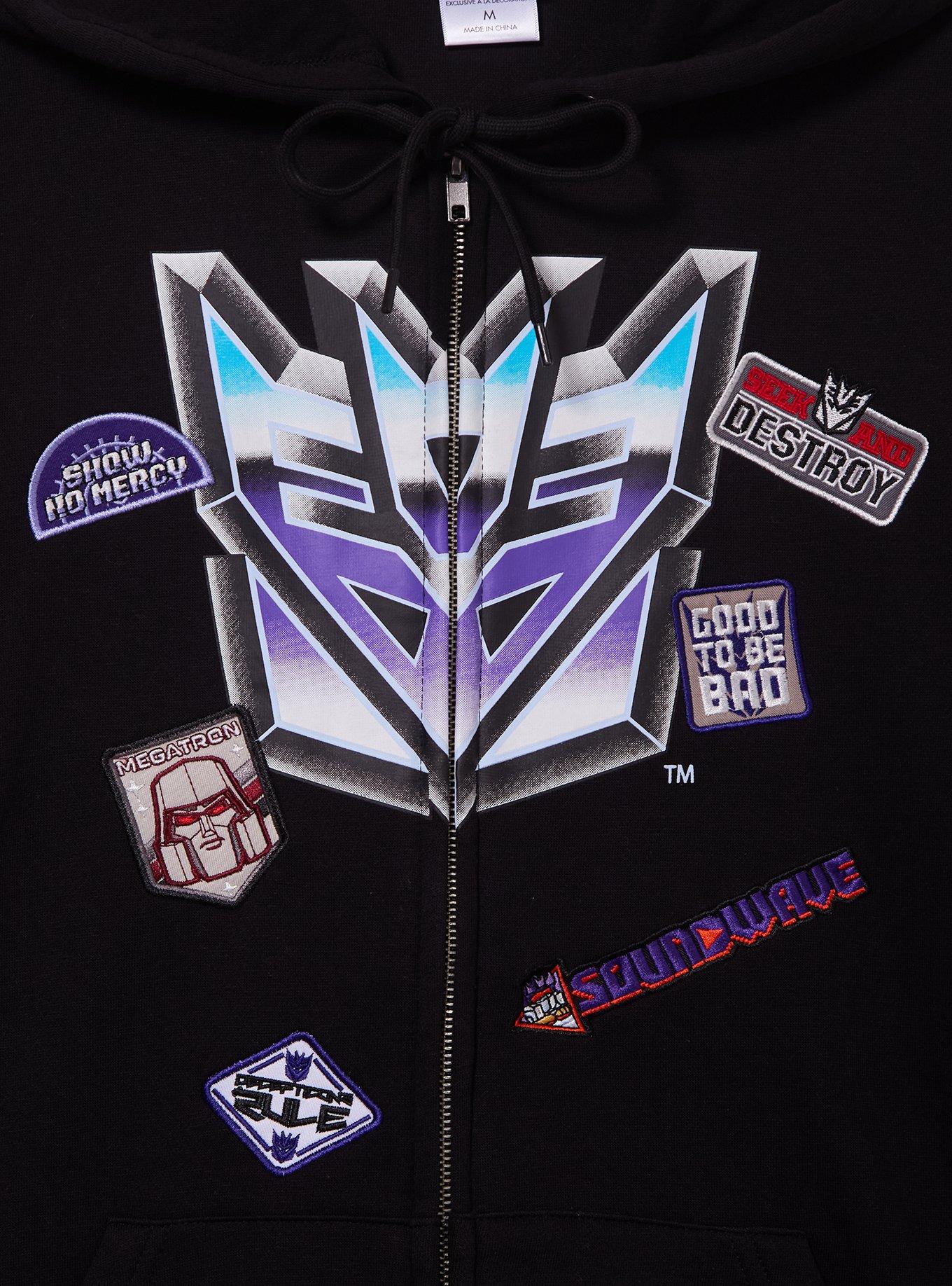 Transformers Megatron Icons Zip Hoodie &mdash; BoxLunch Exclusive, , hi-res