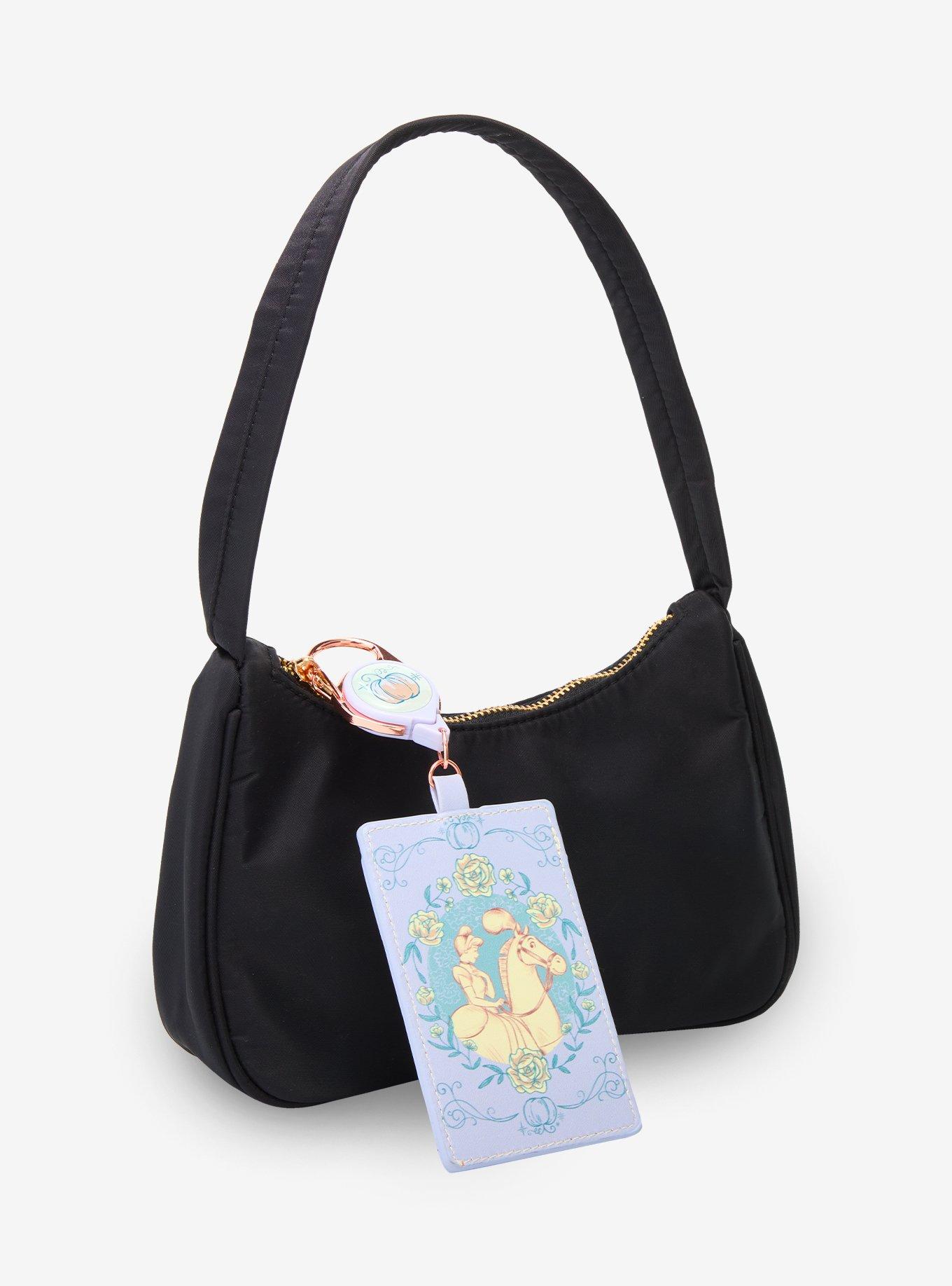 Disney Cinderella Carriage Horse Floral Retractable Lanyard - BoxLunch Exclusive, , alternate