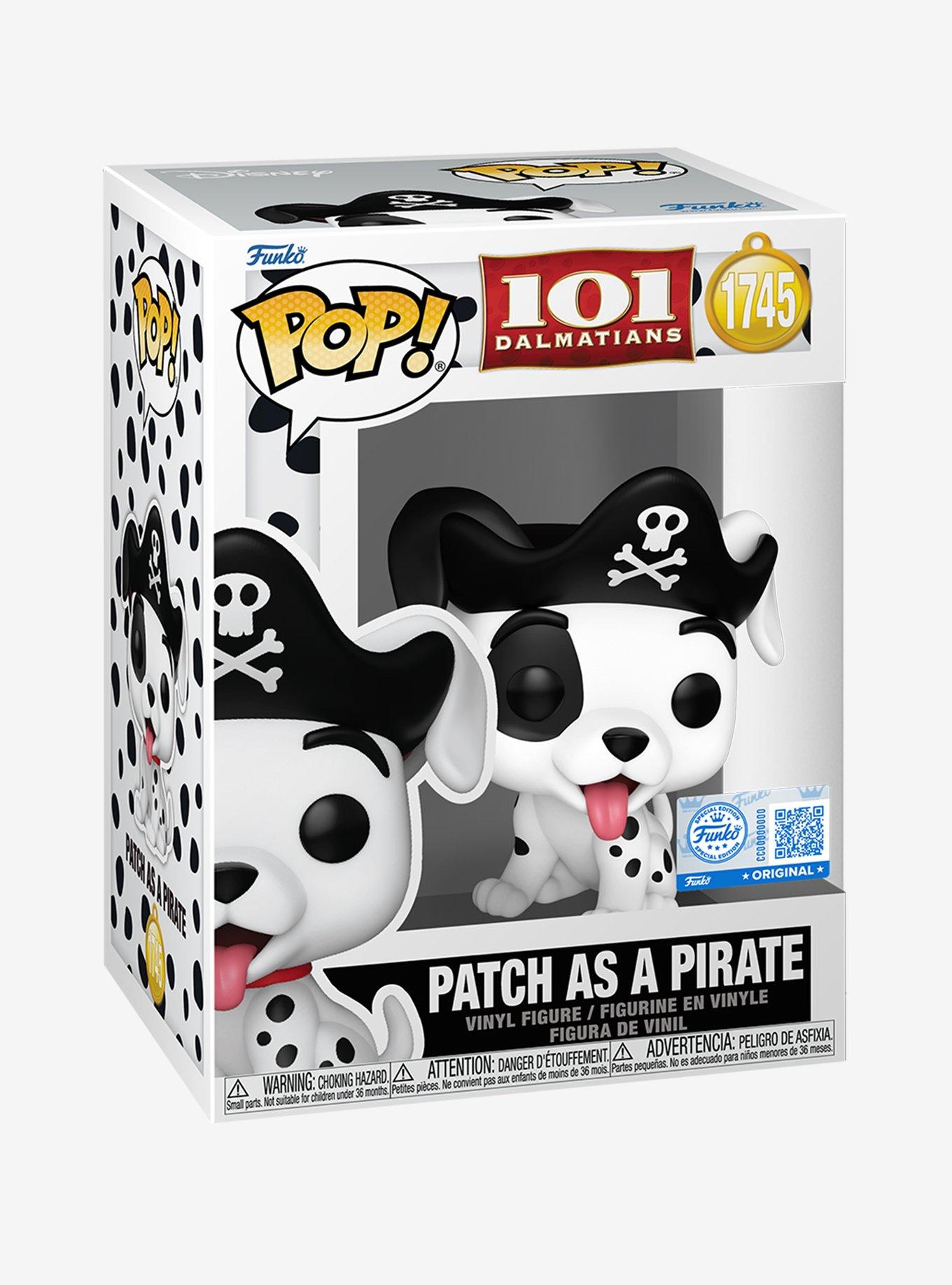 Funko Pop! Disney 101 Dalmatians Patch as a Pirate Vinyl Figure, , hi-res