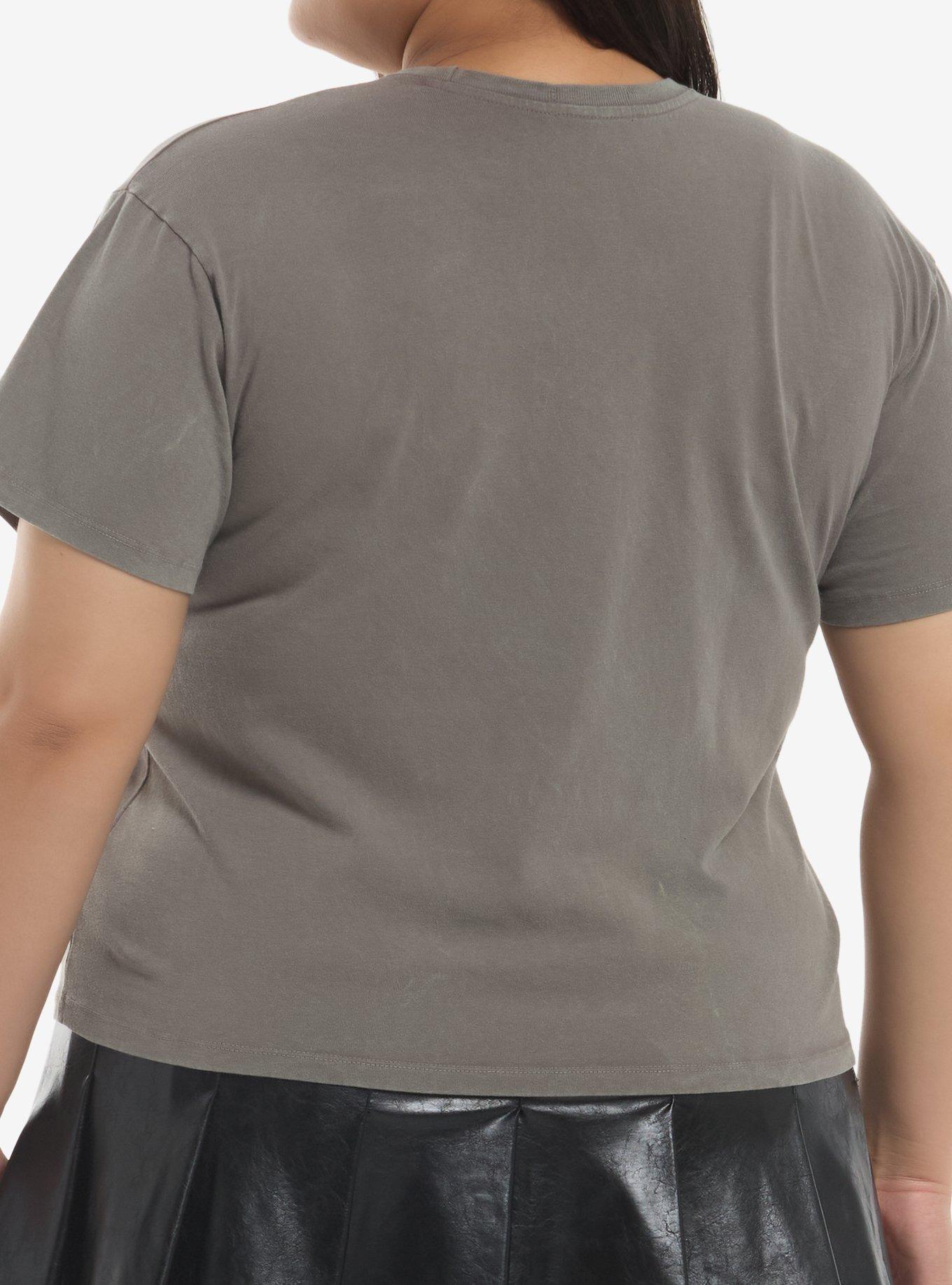 Thorn & Fable Haunted Moth Girls Boxy T-Shirt Plus Size, MULTI, alternate