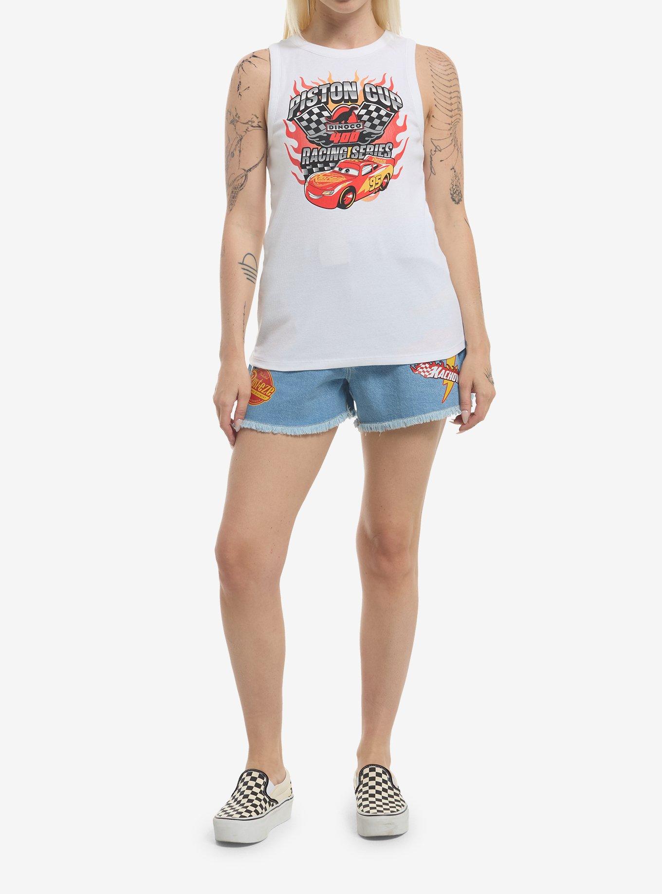 Disney Pixar Cars Lightning McQueen Racerback Girls Tank Top, , hi-res