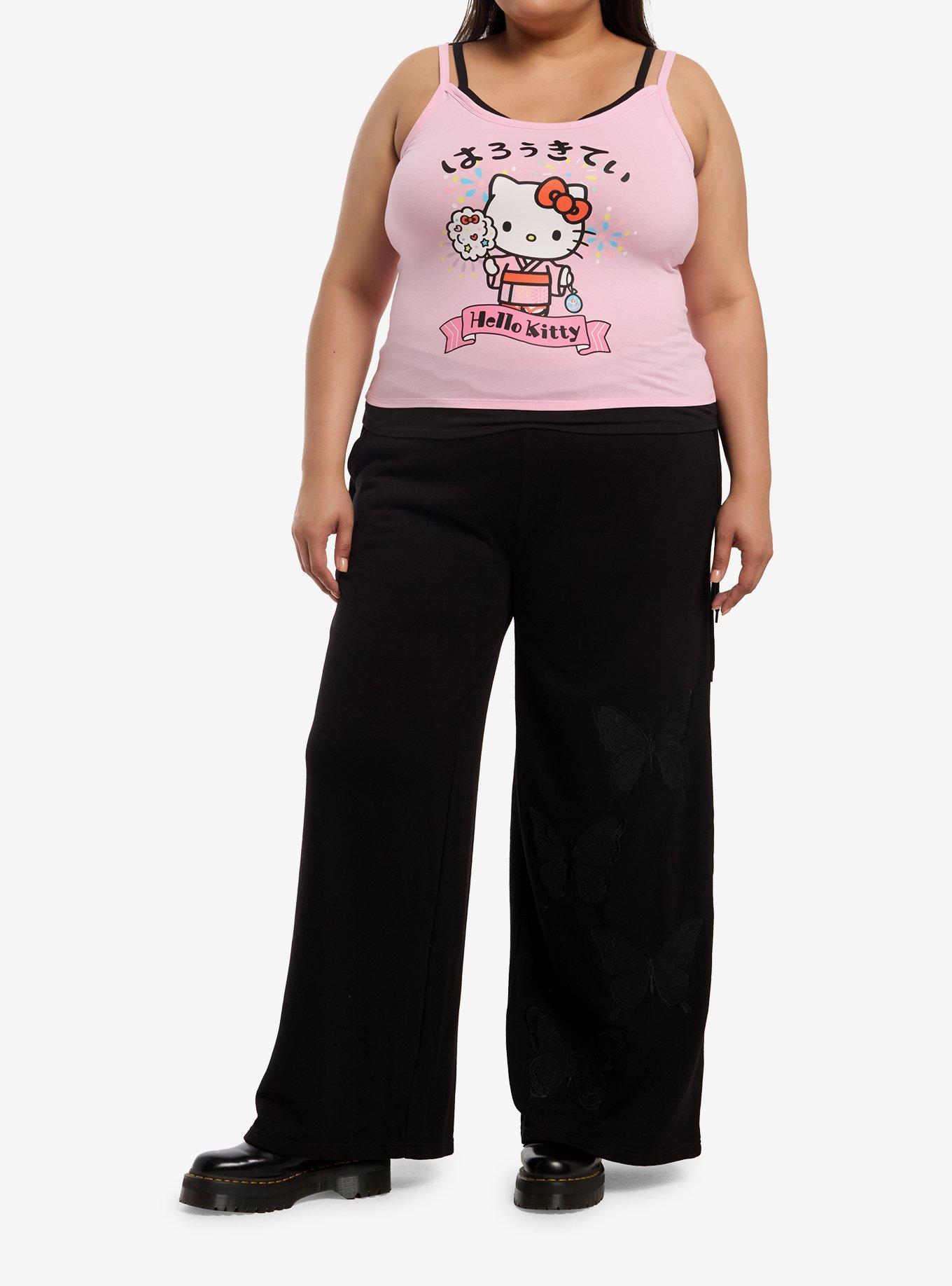 Hello Kitty Matsuri Double Layer Girls Cami Plus Size, , hi-res