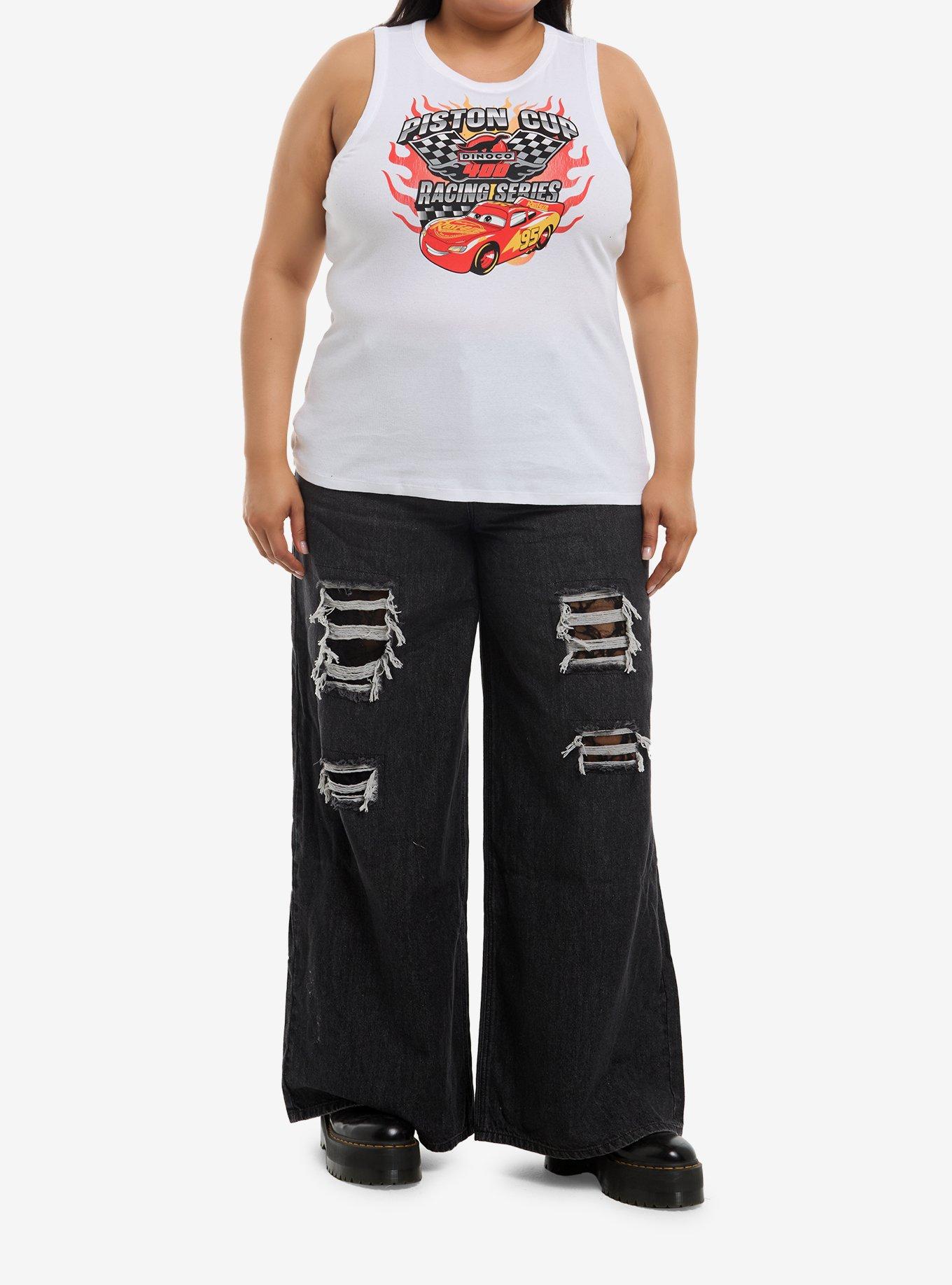 Disney Pixar Cars Lightning McQueen Racerback Tank Top Plus Size, , hi-res