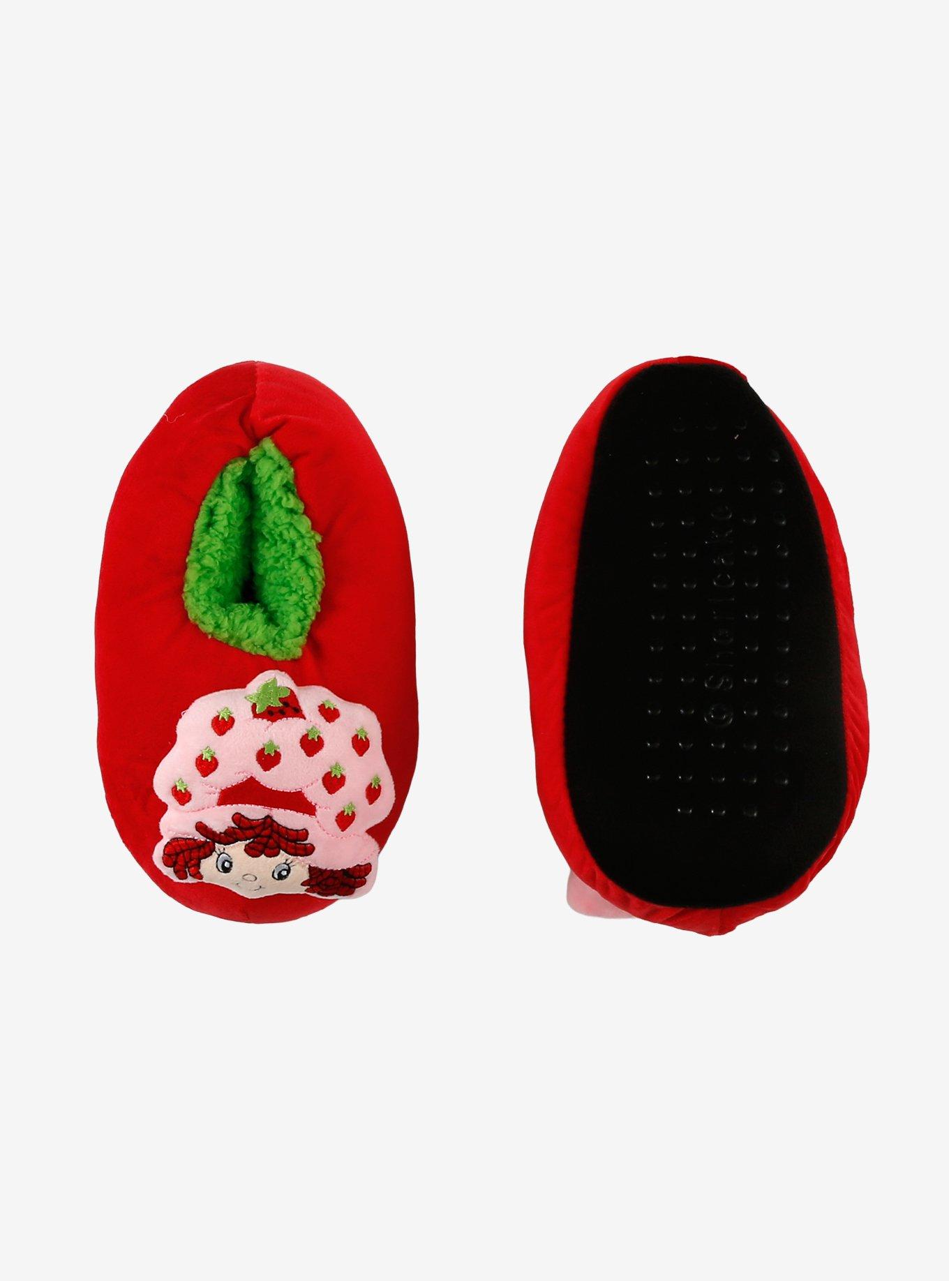 Strawberry Shortcake Face Plush Slippers, , hi-res