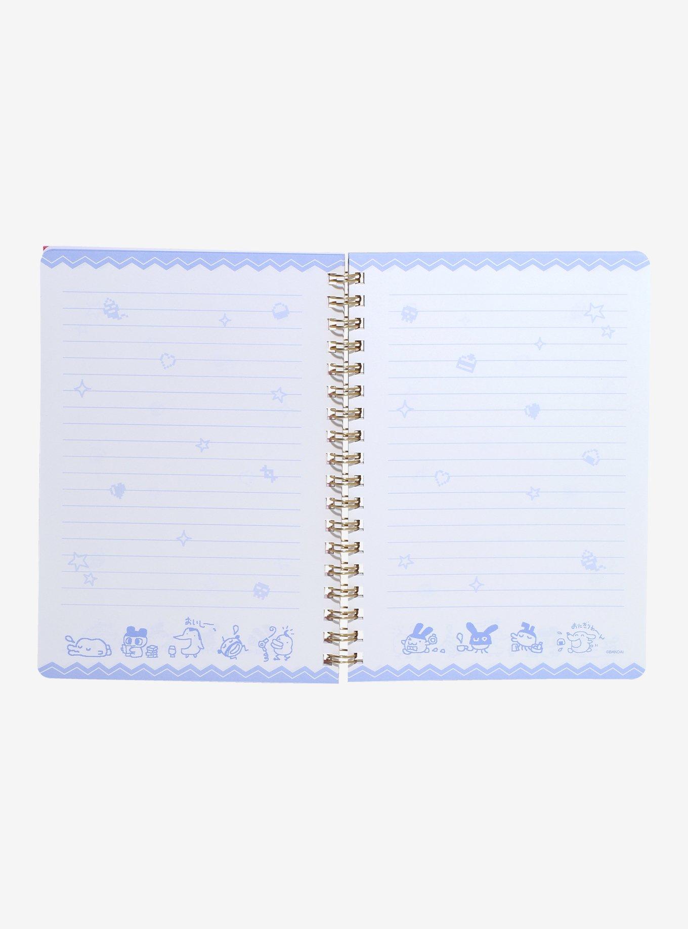 Tamagotchi Group Pink Mini Spiral Notebook, , hi-res