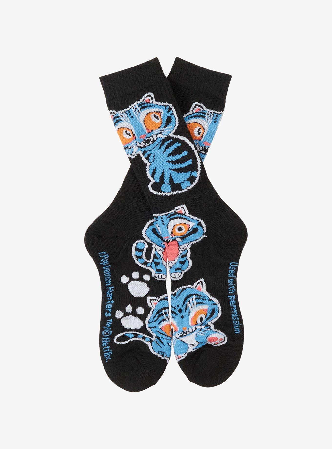 KPop Demon Hunters Derpy Crew Socks — BoxLunch Exclusive, , hi-res