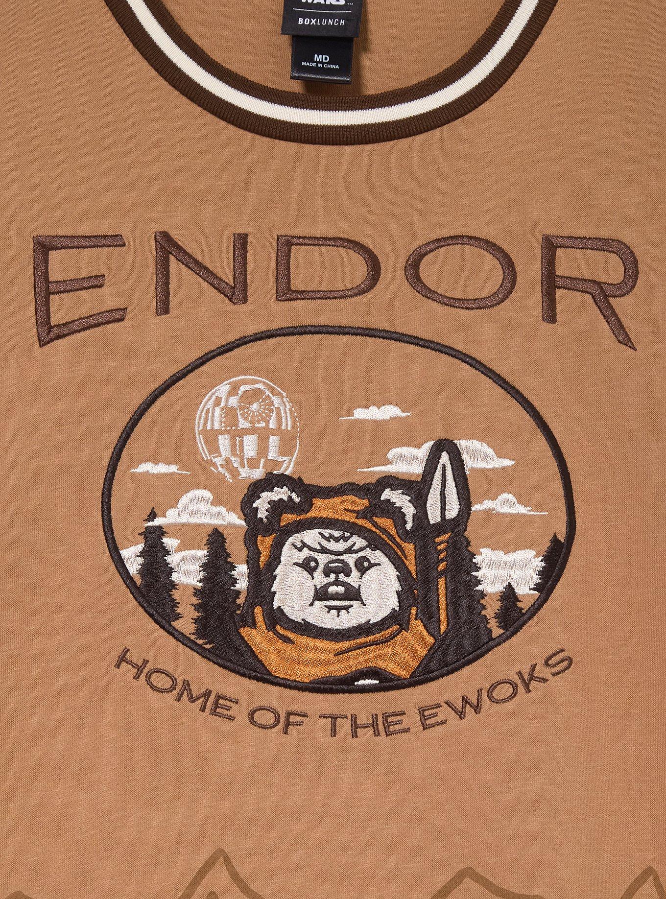 Star Wars Endor Ewok Crewneck &mdash; BoxLunch Exclusive, BROWN, alternate