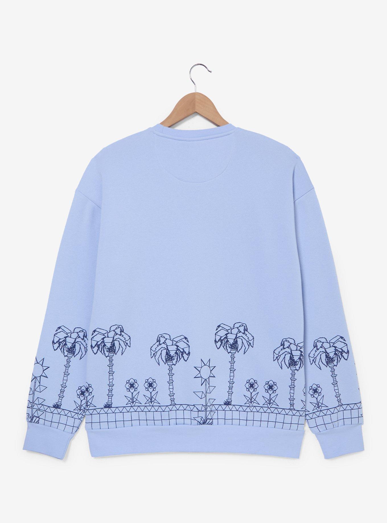 Sonic the Hedgehog Green Hill Zone Scenic Crewneck &mdash; BoxLunch Exclusive, , hi-res