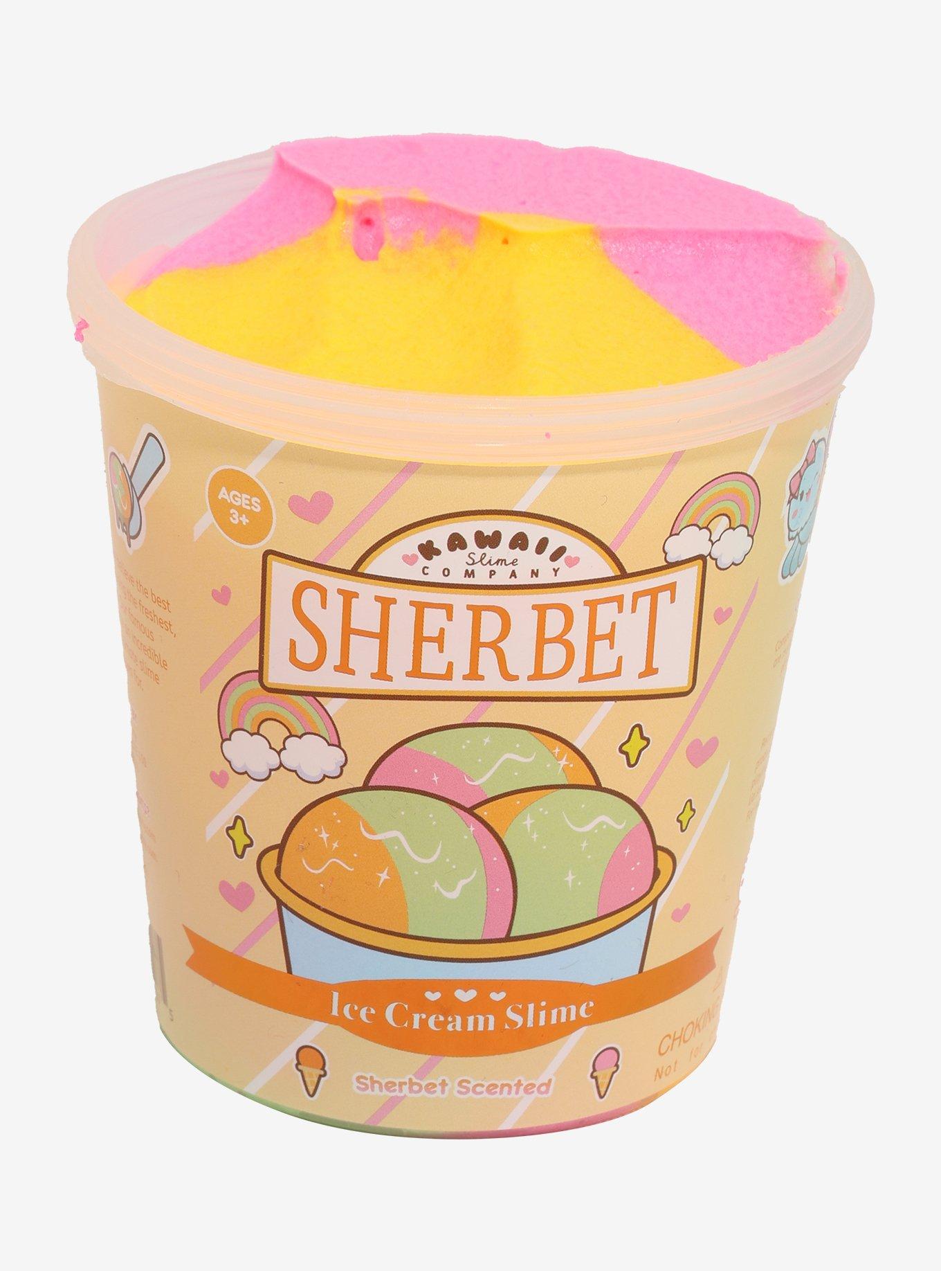 Kawaii Slime Company Ice Cream Sherbet Scented Slime, , hi-res