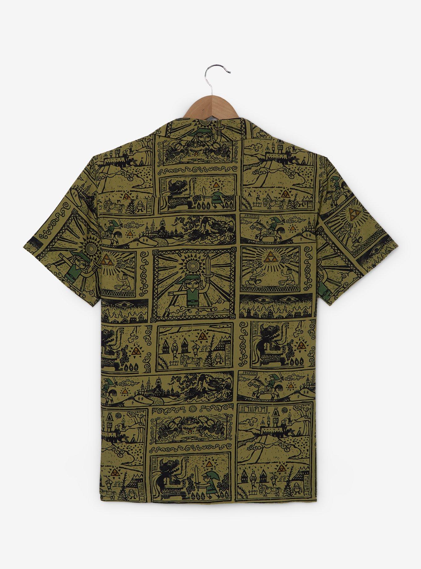 Nintendo The Legend of Zelda Woven Button-Up &mdash; BoxLunch Exclusive, , hi-res