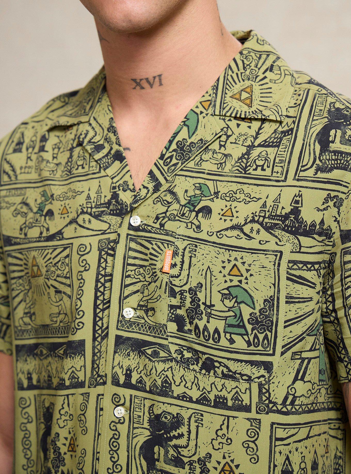 Nintendo The Legend of Zelda Woven Button-Up — BoxLunch Exclusive