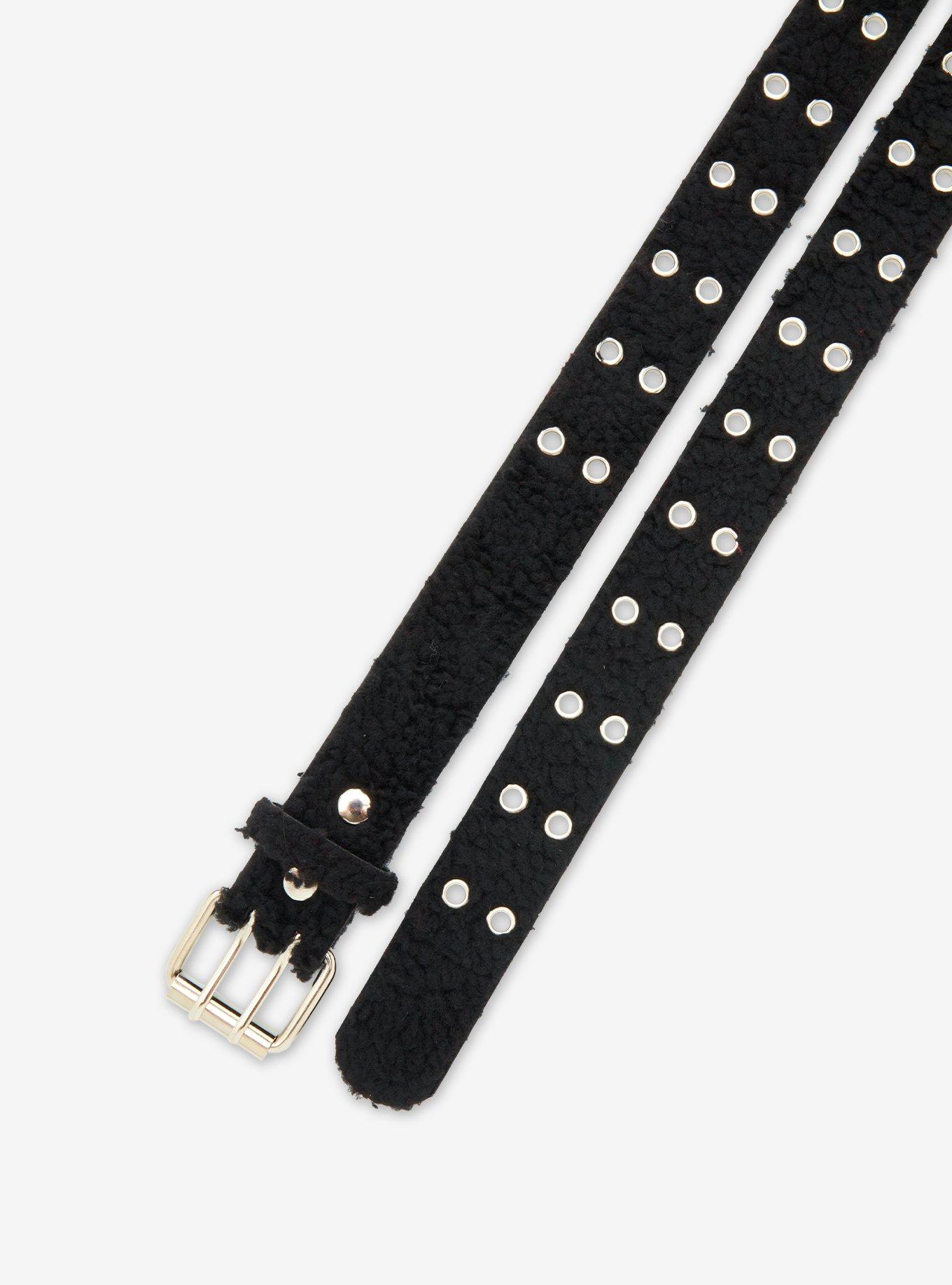 Black Sherpa Grommet Belt, , hi-res