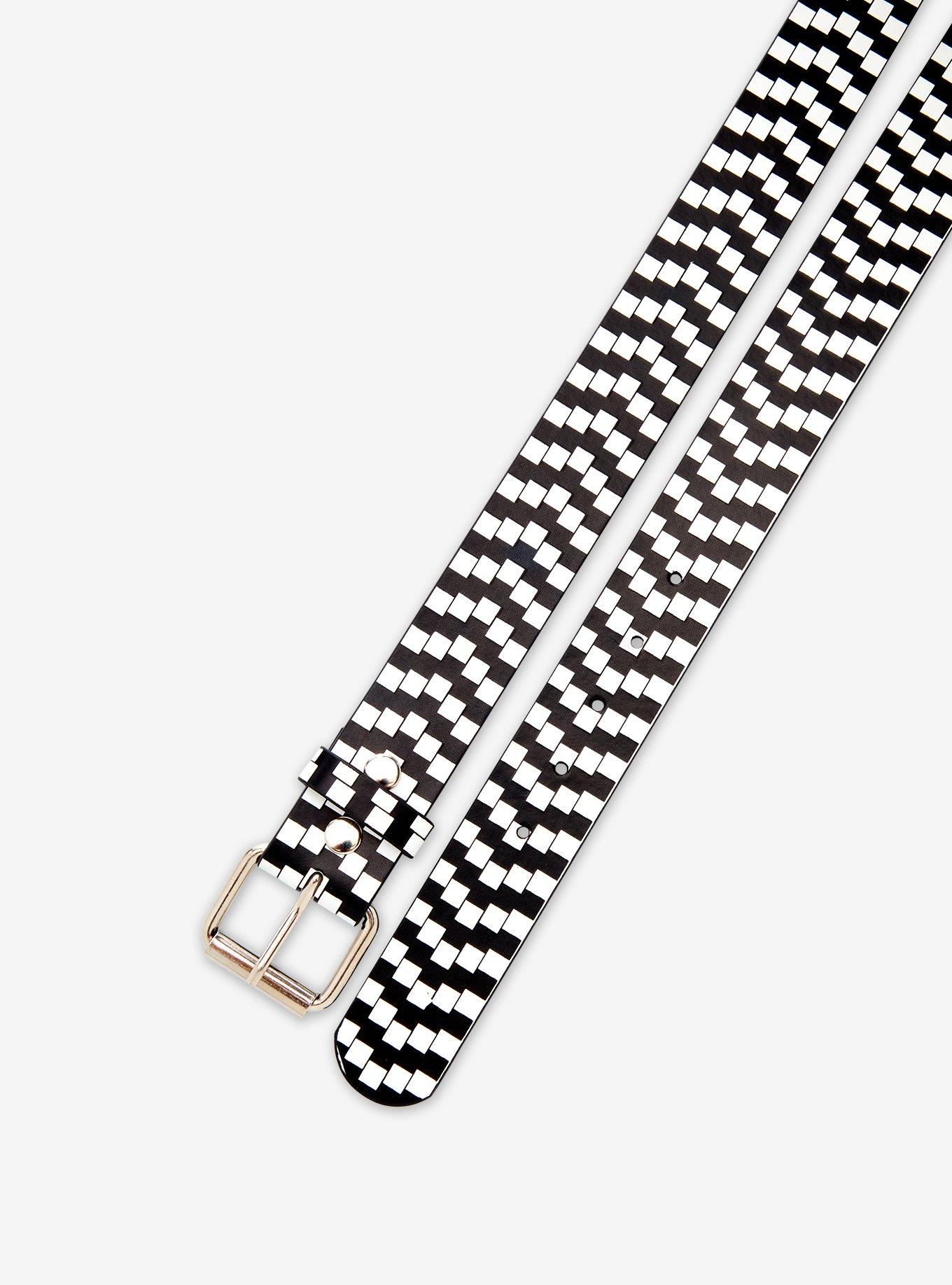 Trippy Checkerboard Belt, , hi-res