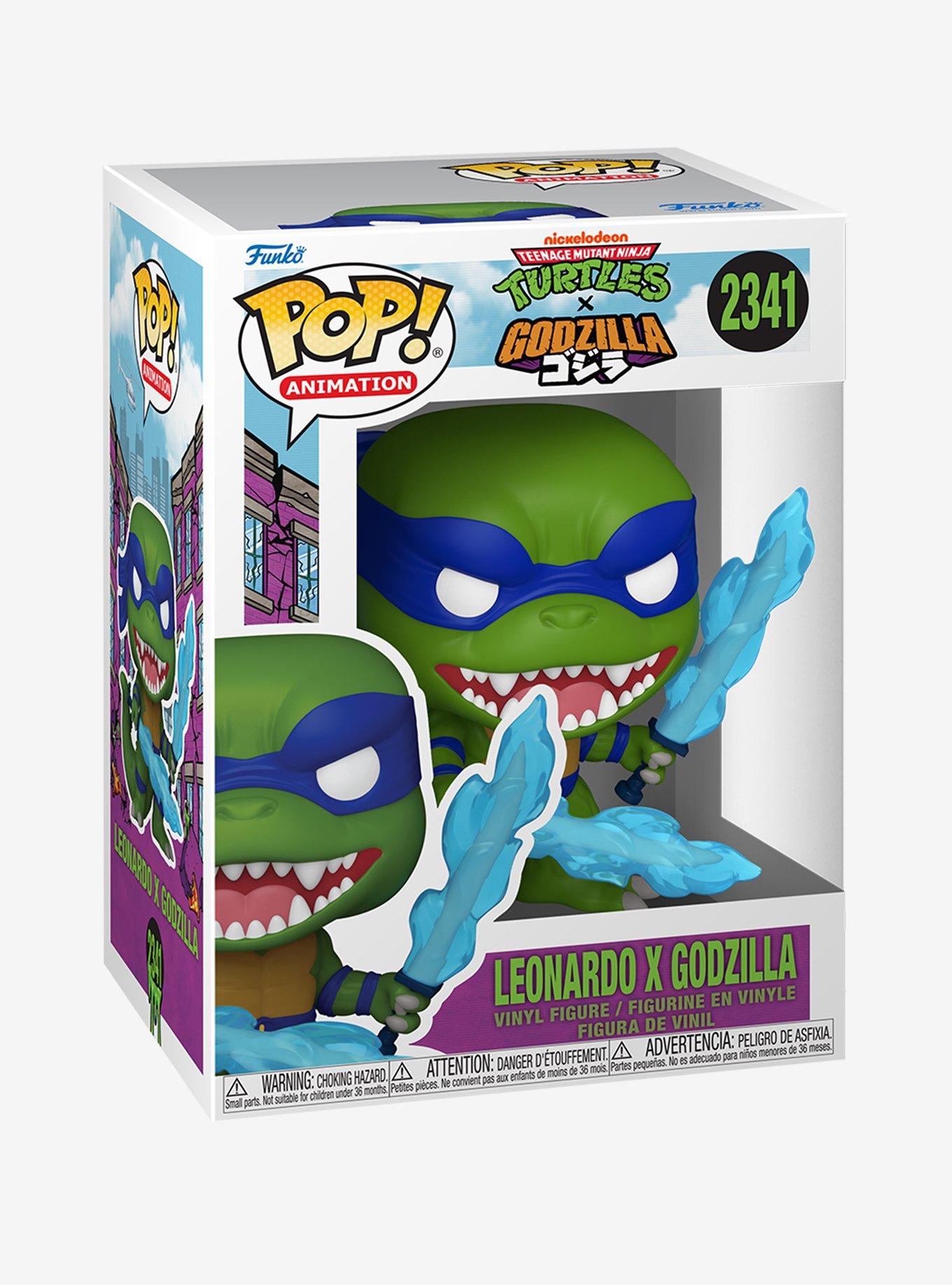 Funko Pop! Animation Teenage Mutant Ninja Turtles x Godzilla Leonardo x Godzilla Vinyl Figure, , hi-res