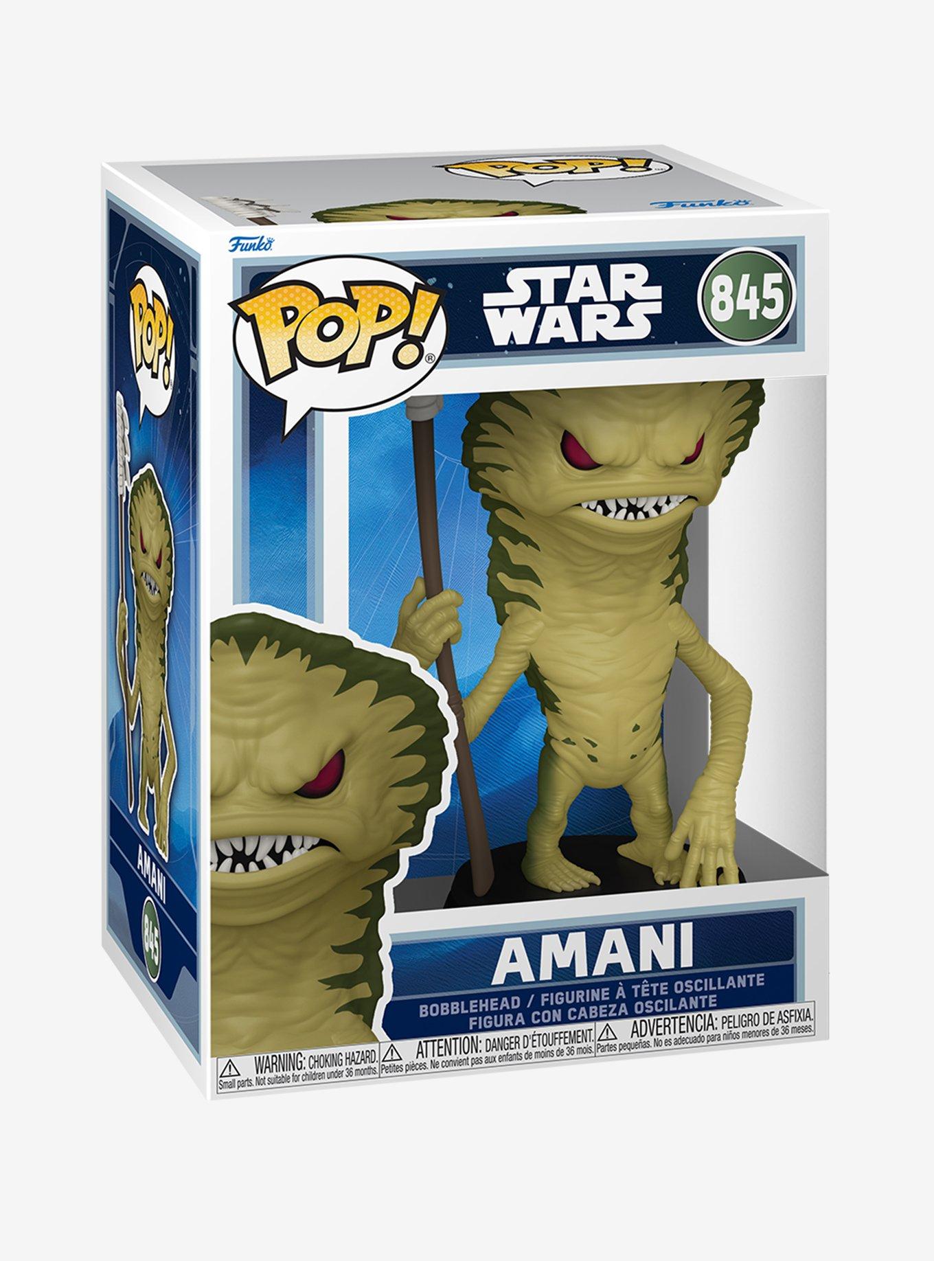 Funko Pop! Star Wars The Mandalorian and Grogu Amani Vinyl Bobblehead, , hi-res