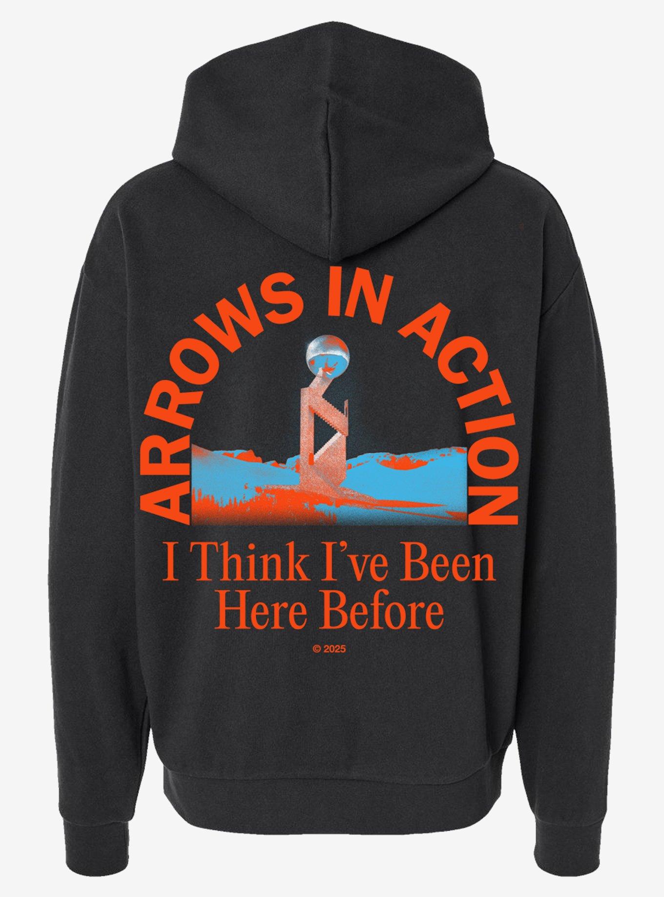 Arrows In Action Flowers Hoodie, , hi-res
