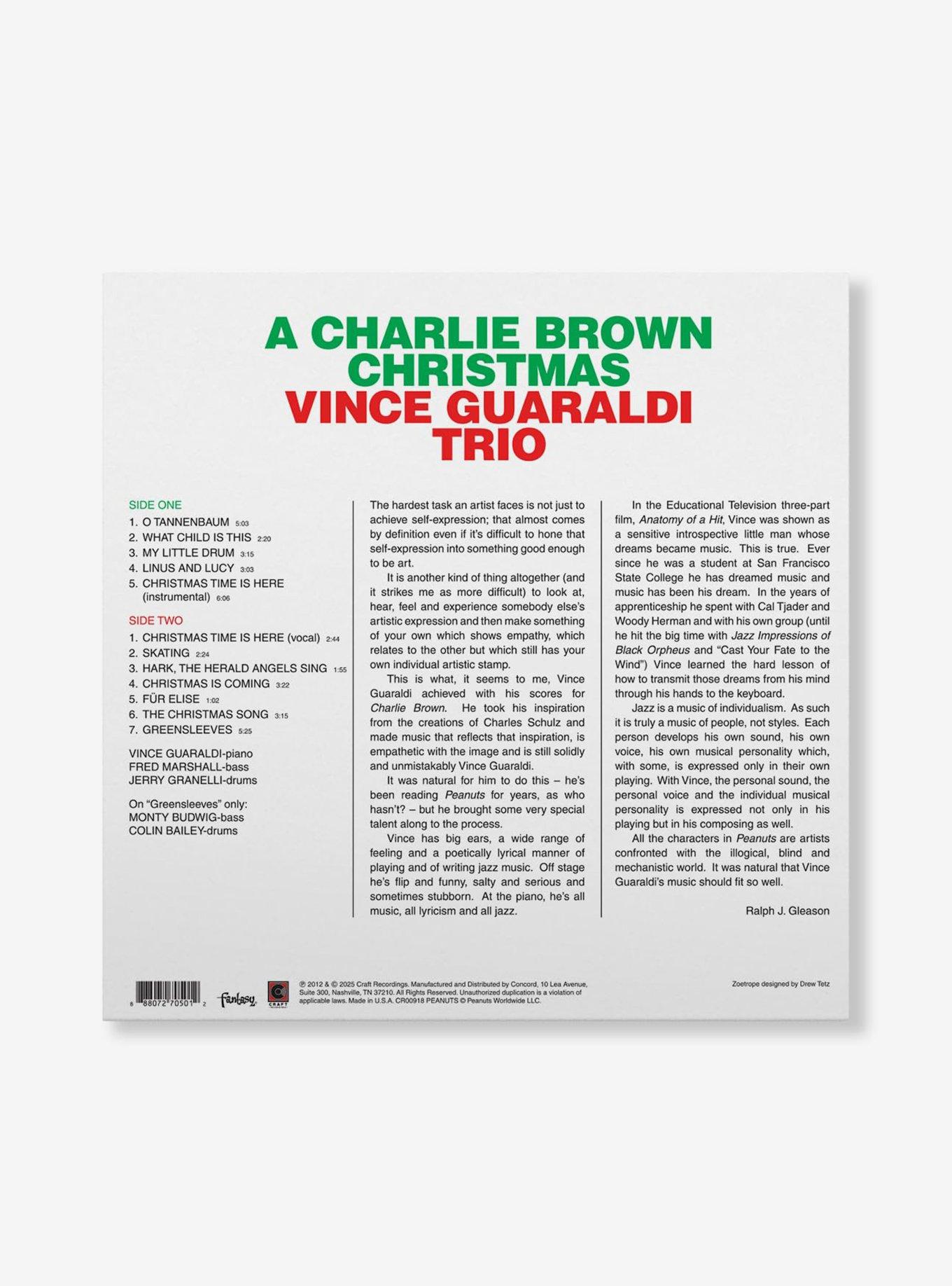 Peanuts Charlie Brown Christmas (Zoetrope Edition) Vince Guaraldi Vinyl LP