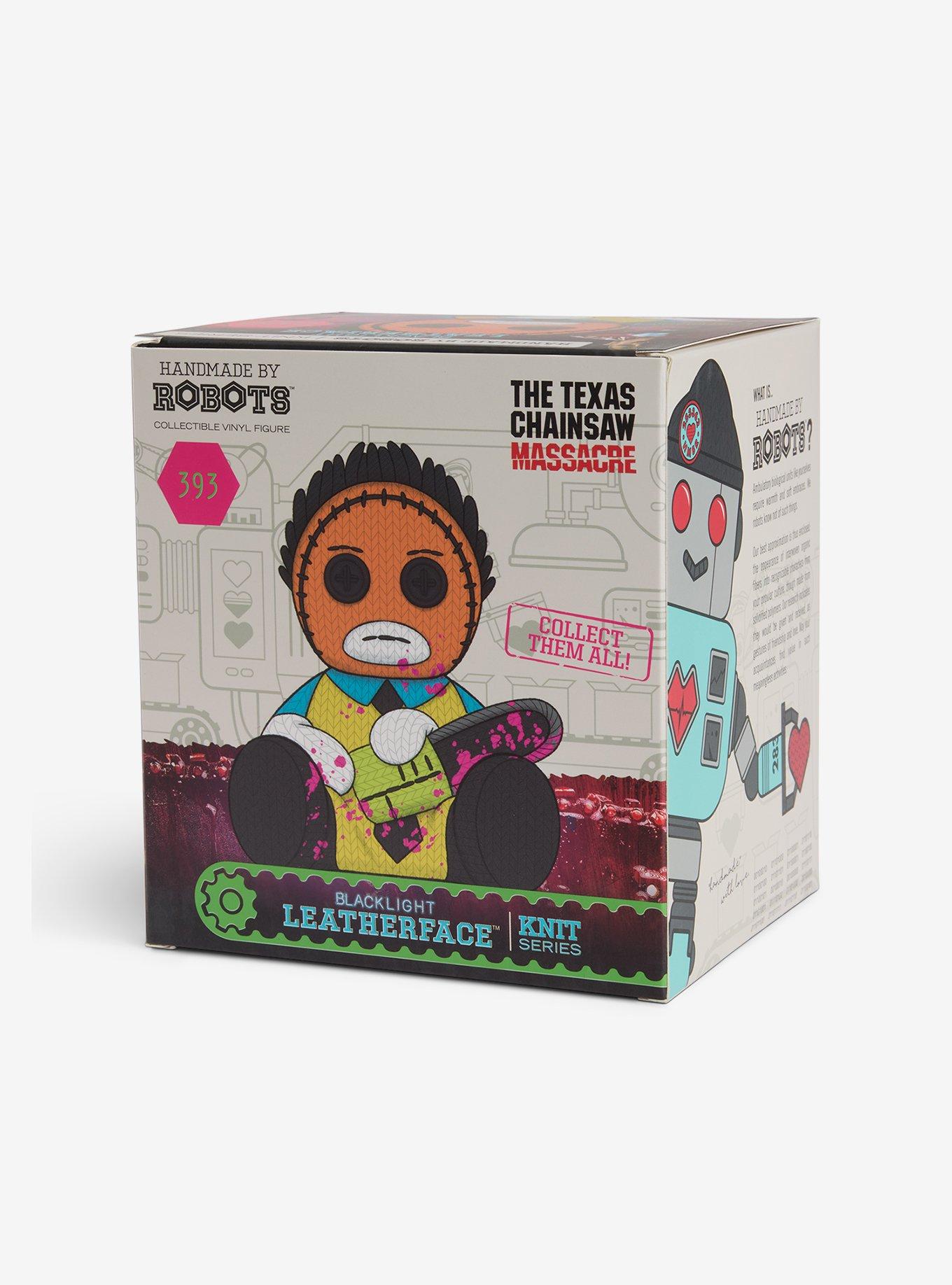Texas Chainsaw Massacre Leatherface (Blacklight) Handmade By Robots Vinyl Figure, , alternate