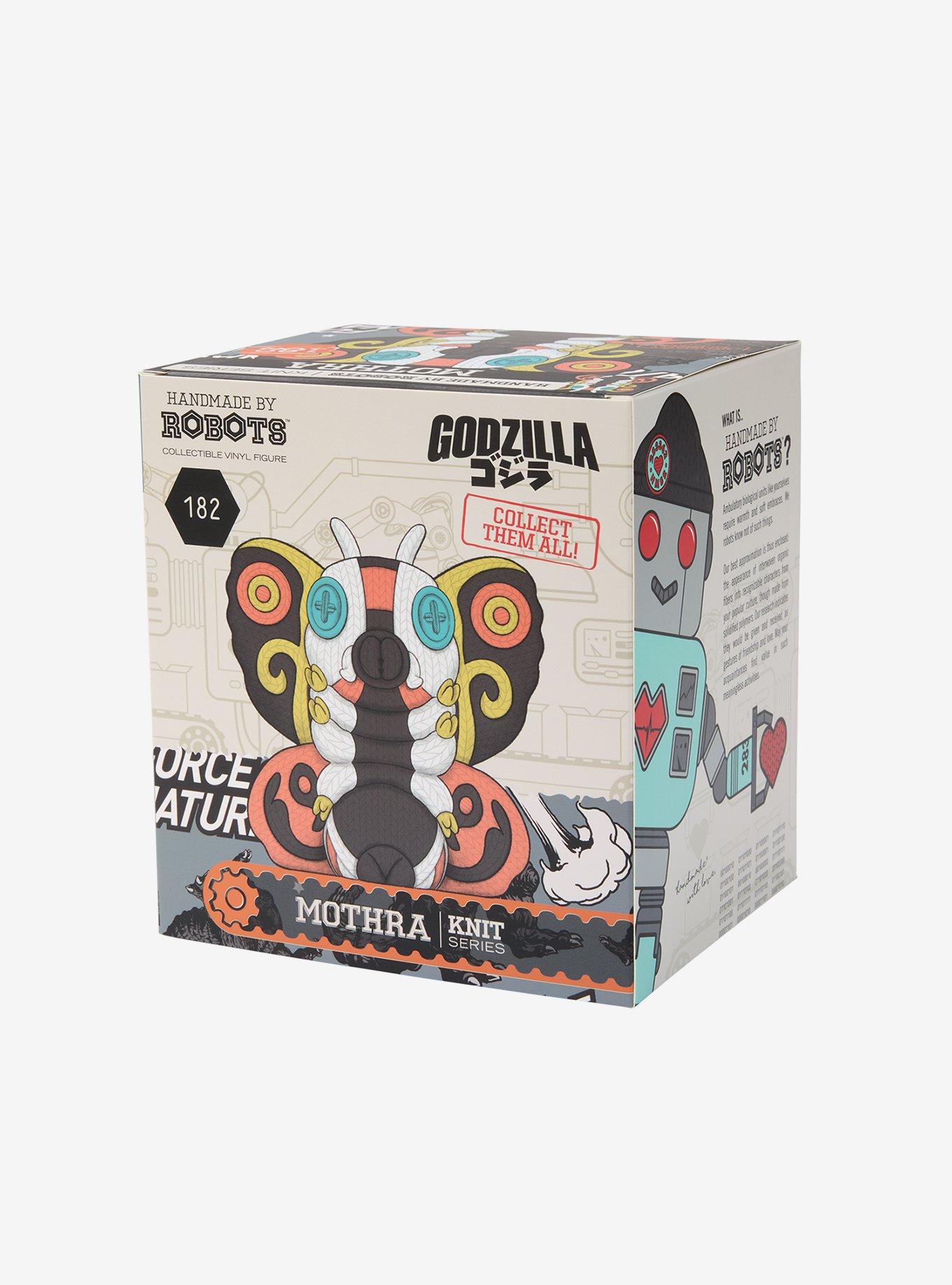 Godzilla Toho Mothra Handmade By Robots Vinyl Figure, , alternate