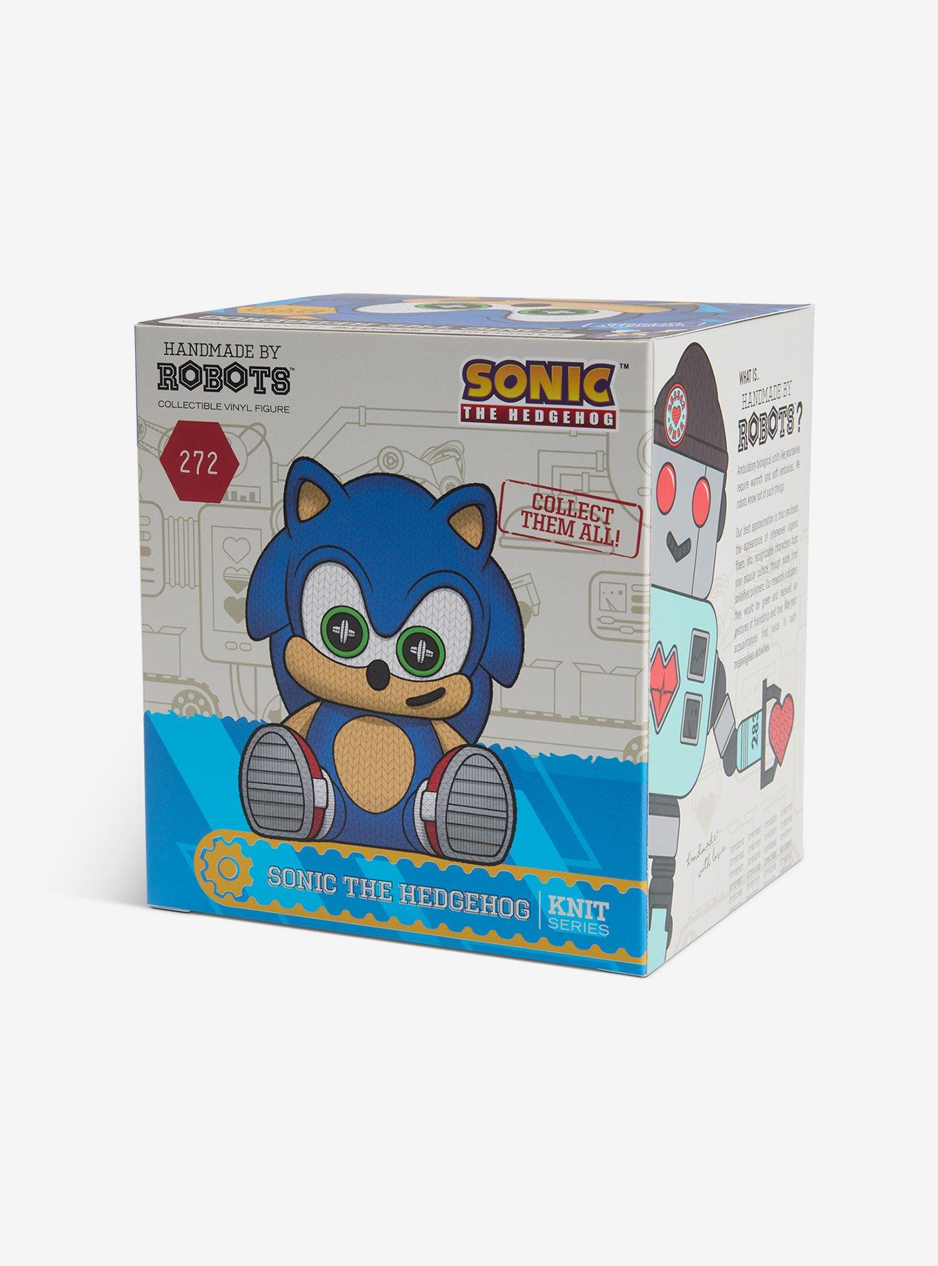 Sonic The Hedgehog Sonic Handmade By Robots Vinyl Figure, , alternate