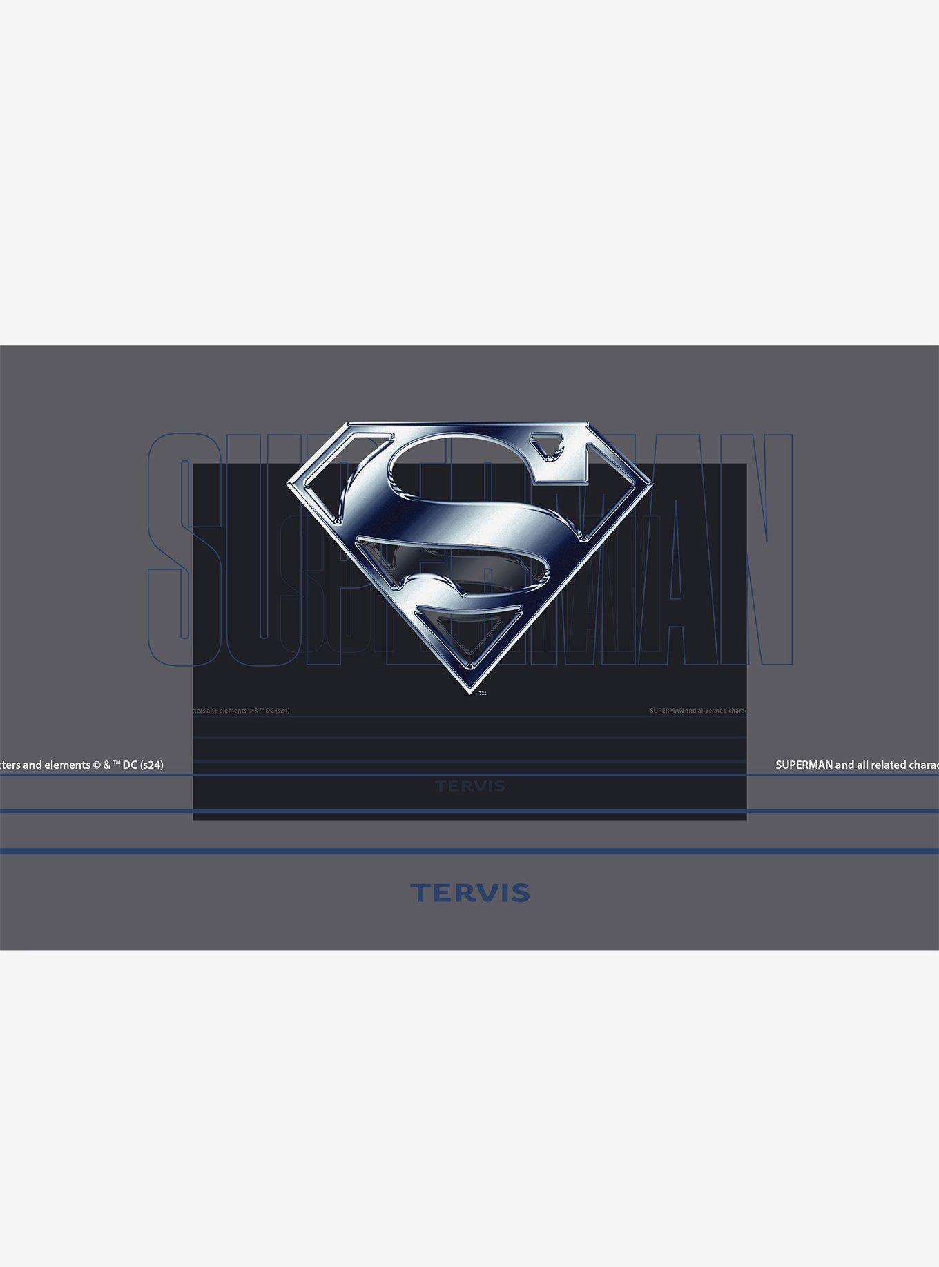 DC Comics Superman Steel Shield 30oz Tumbler with Slider Lid, , hi-res