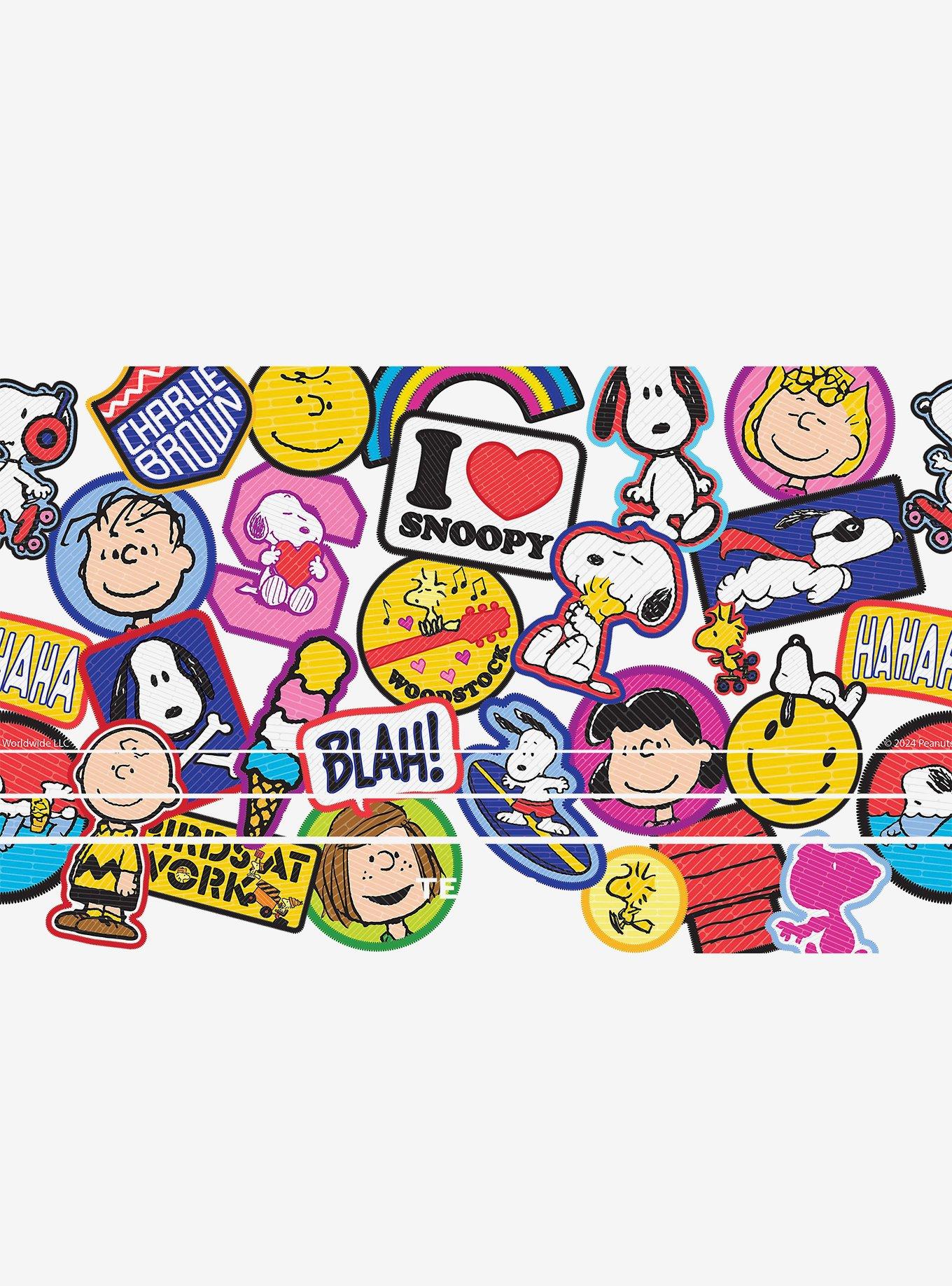 Peanuts Sticker Collage 20oz Tumbler with Slider Lid, , hi-res