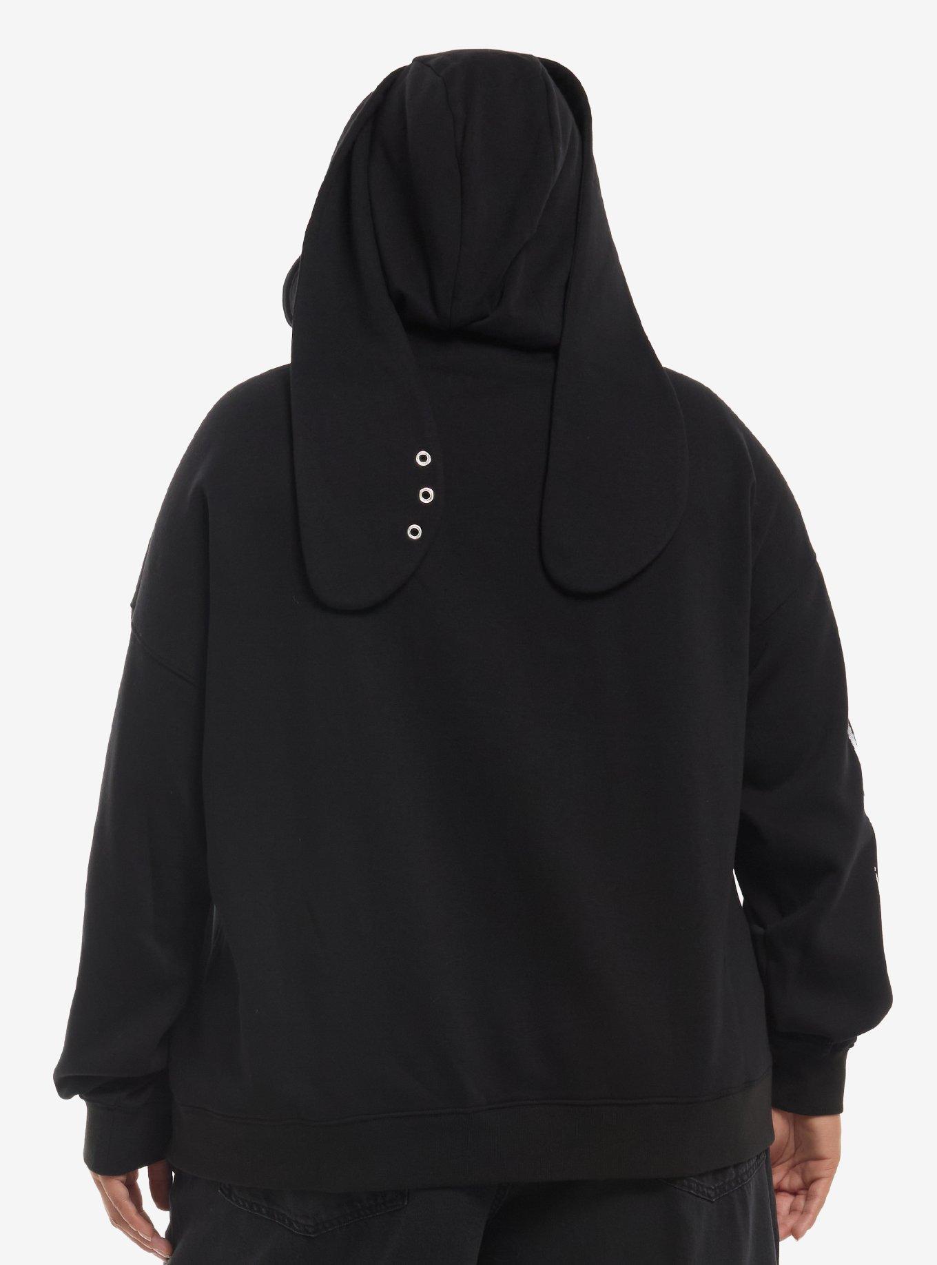 Social Collision Cyber Sigil Stars Girls Hoodie Plus Size, , hi-res