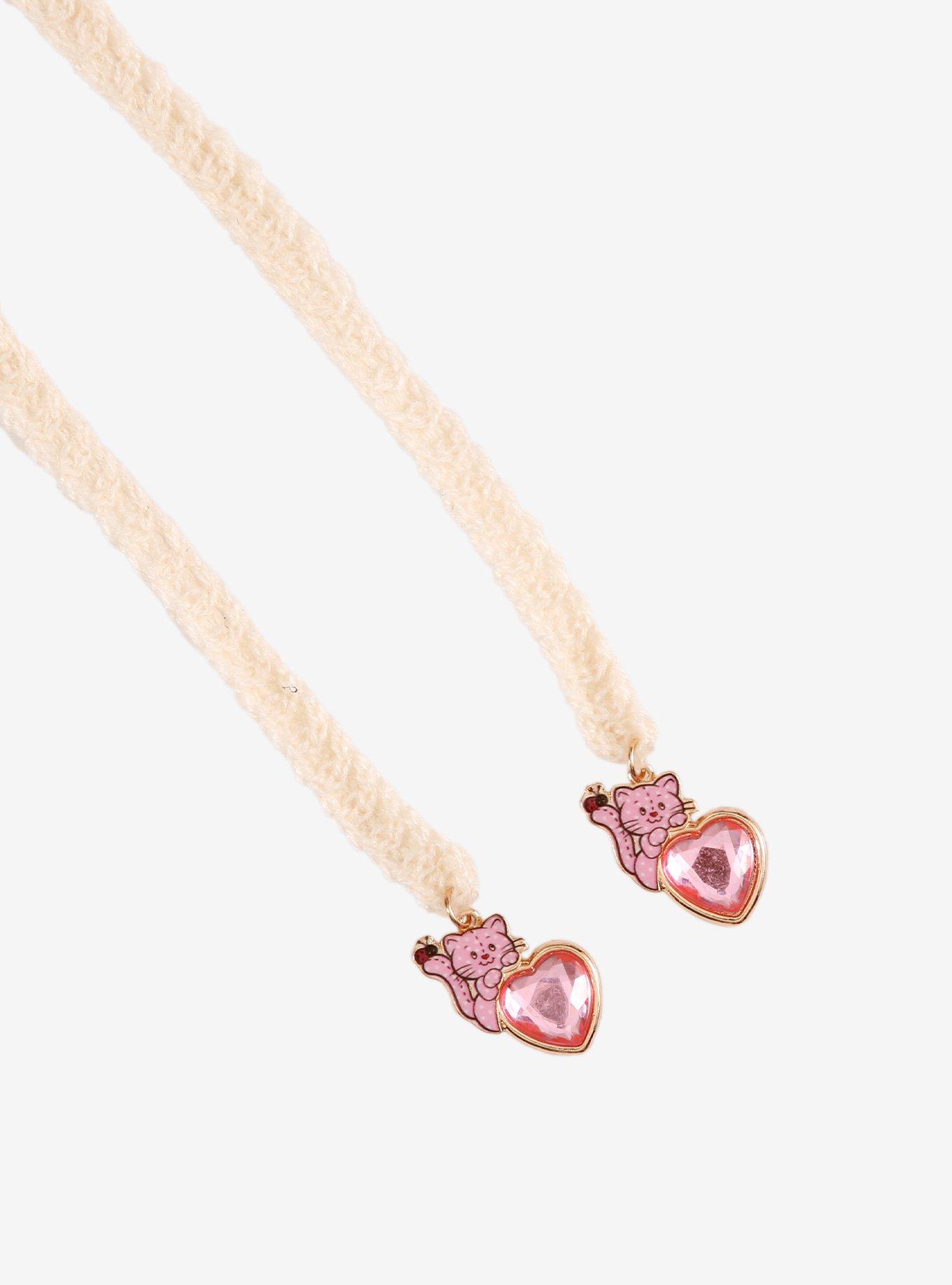 Strawberry Shortcake Strawberries Knit Bandanna Headband with Charms - BoxLunch Exclusive, , hi-res