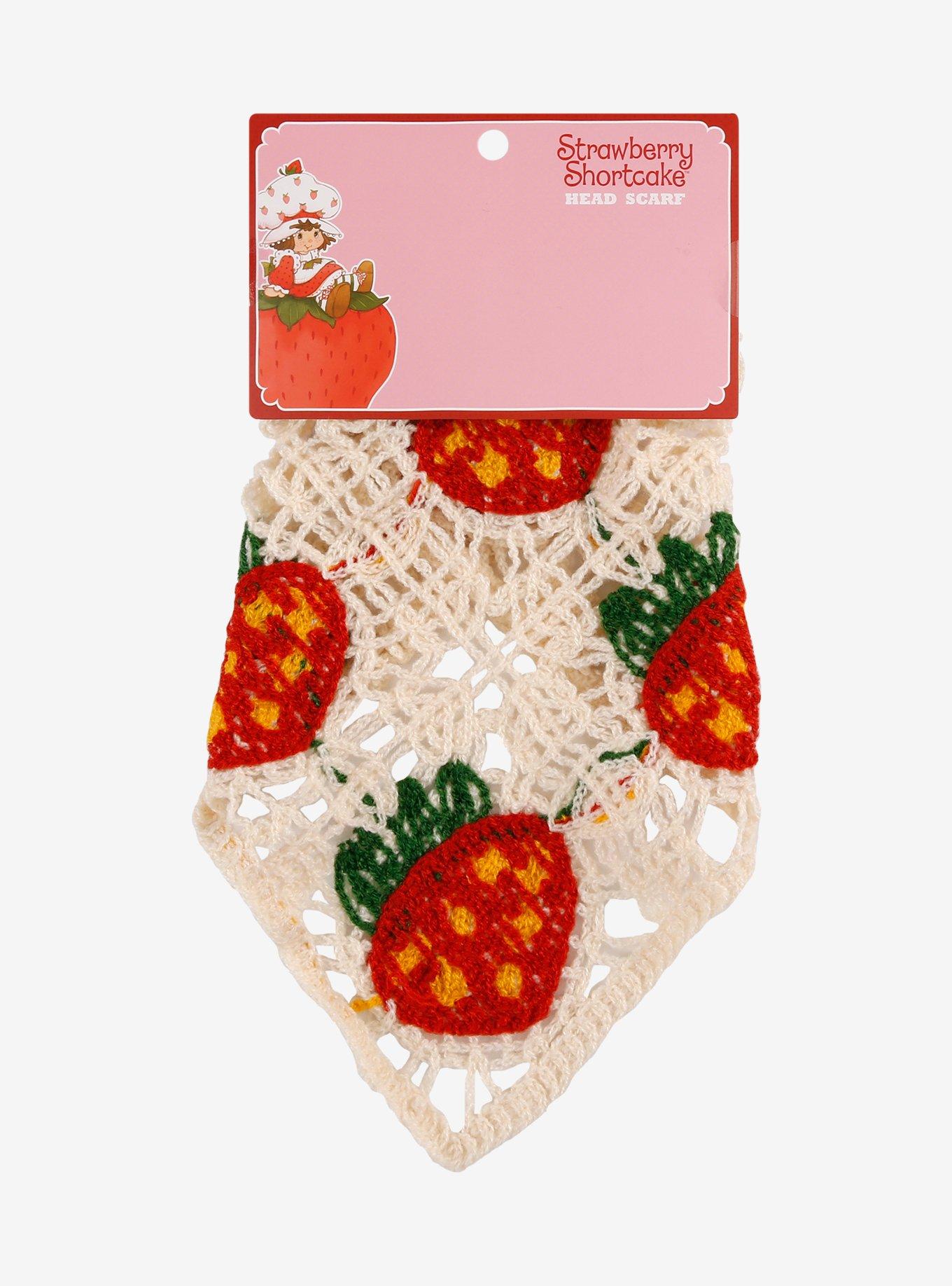 Strawberry Shortcake Strawberries Knit Bandanna Headband with Charms - BoxLunch Exclusive, , alternate