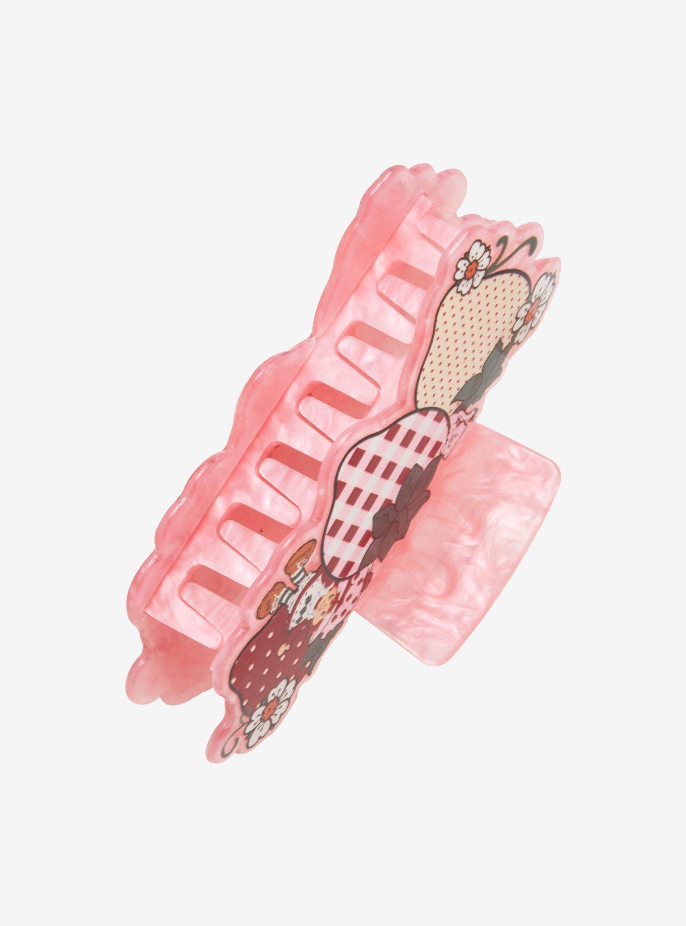 Strawberry Shortcake Gingham Strawberries Figural Claw Clip - BoxLunch Exclusive, , hi-res