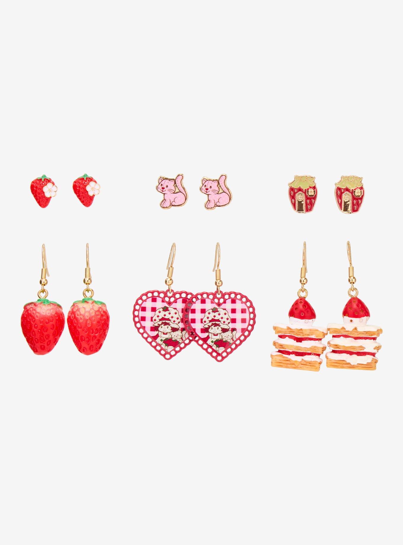Strawberry Shortcake Treat Earring Set &mdash; BoxLunch Exclusive, , hi-res