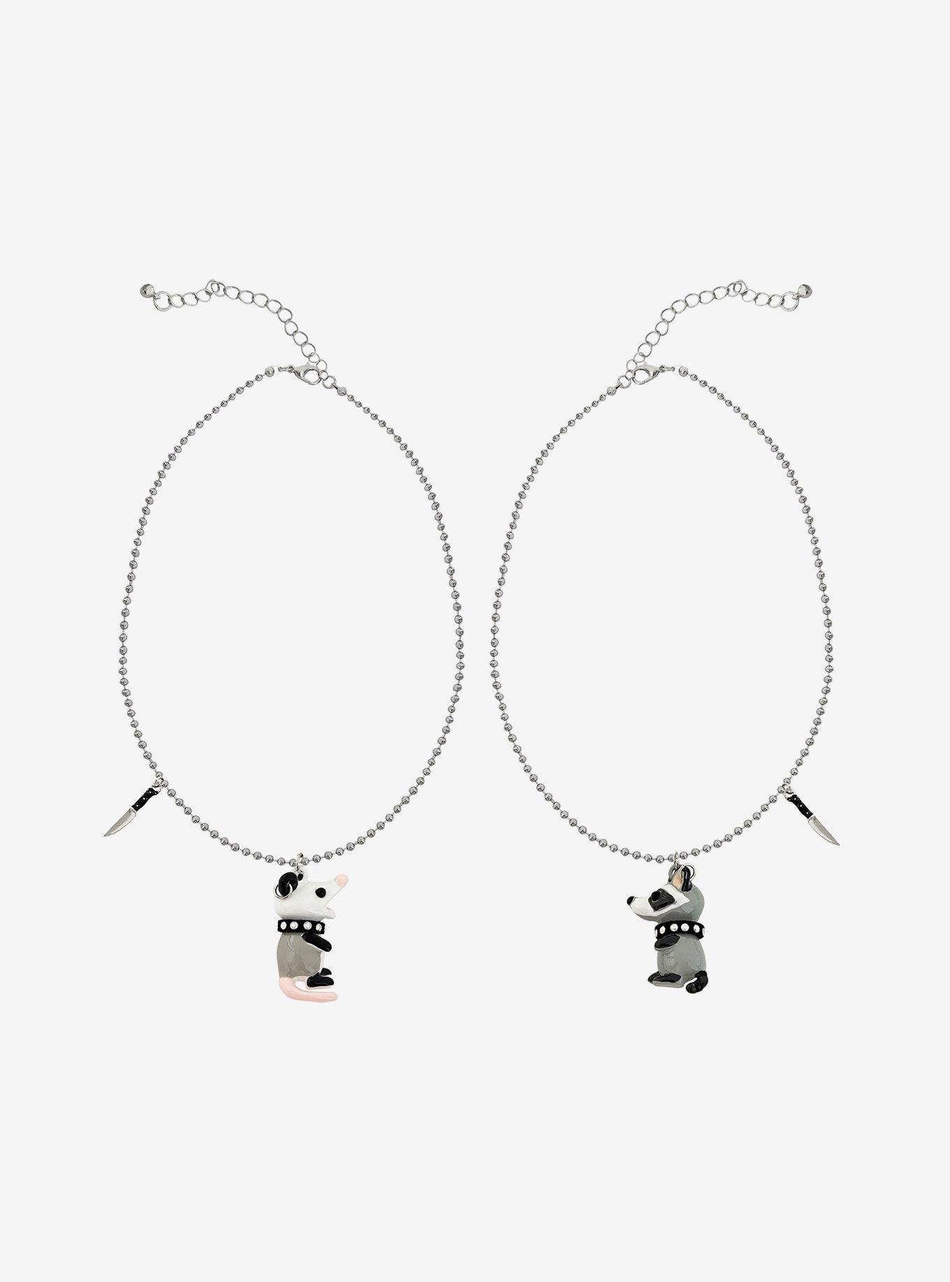 Punk Trash Critter Best Friend Necklace Set, , hi-res